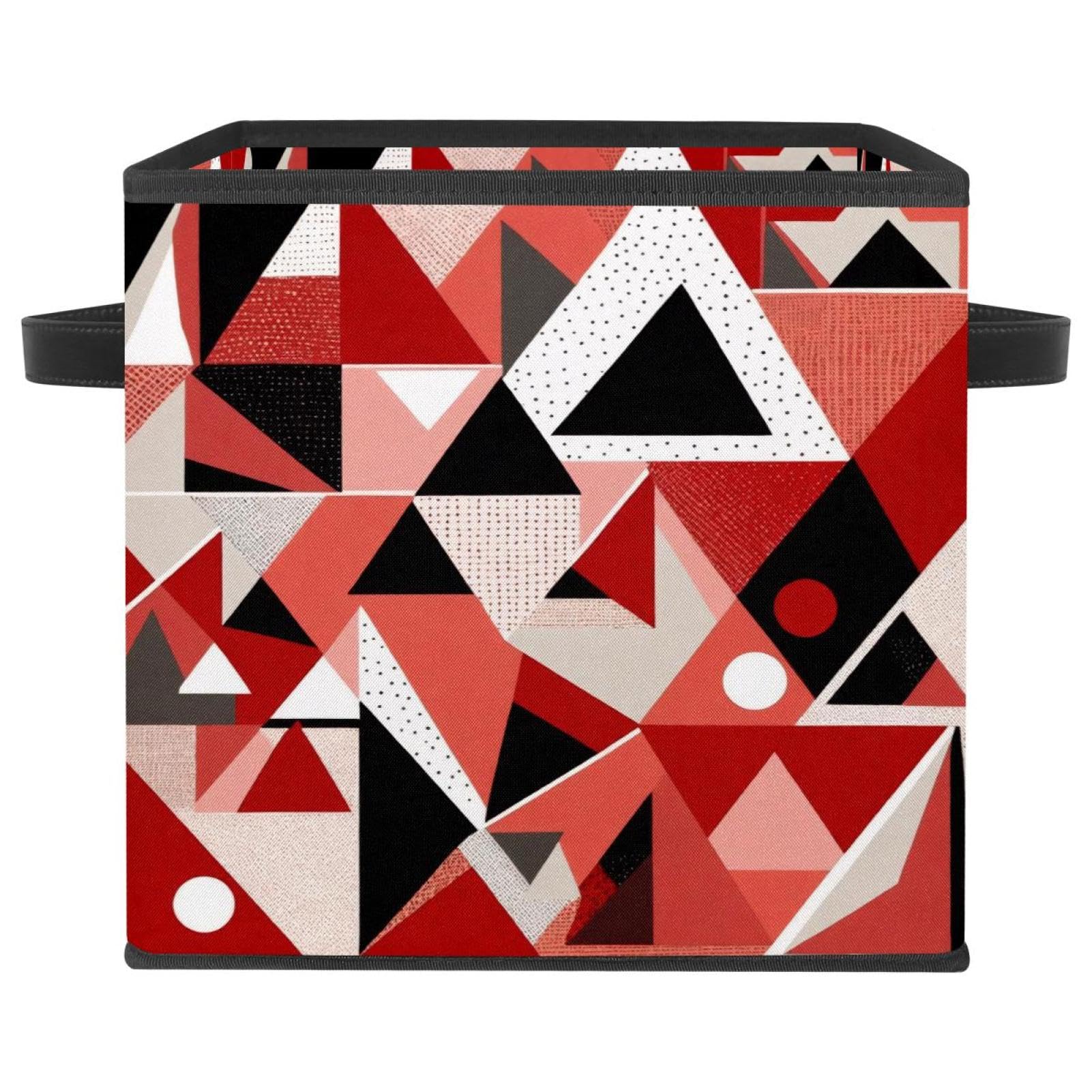 Solution d'organisation durable : cube de rangement haut de gamme aux poignées en cuir