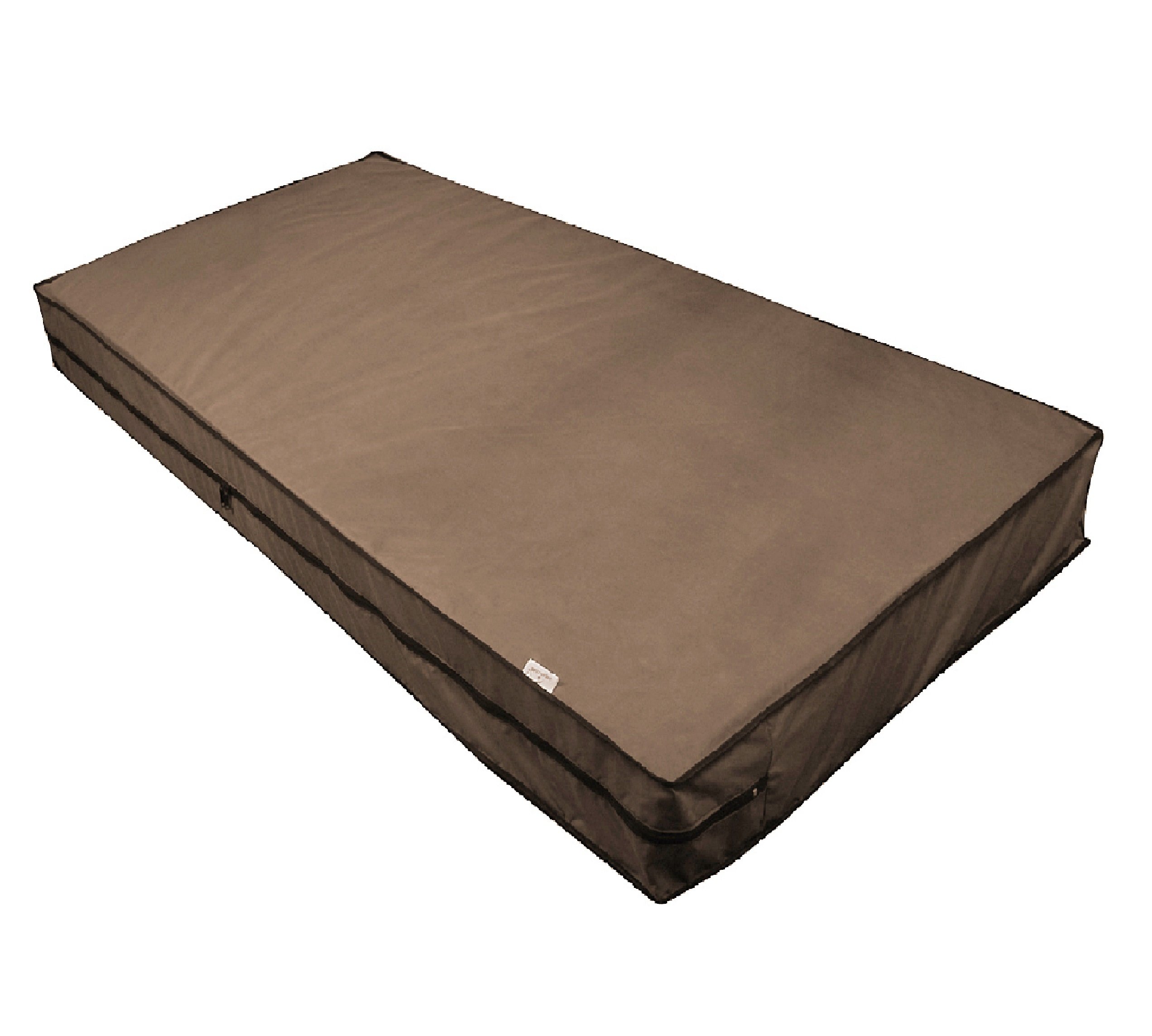 DREAM CARE Waterproof Dust-Proof Mattress Cover for King Size Bed 78x72x6, Lightbrown, Polycotton 3