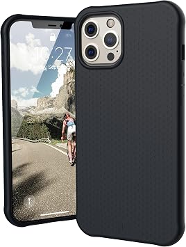 URBAN ARMOR GEAR [U] by UAG Designed for iPhone 12 Pro Max Case [6.7-inch Screen] Case DOT Slim Fit Lightweight Stylish Pattern Impact Resistant Protective Phone Cover, Black