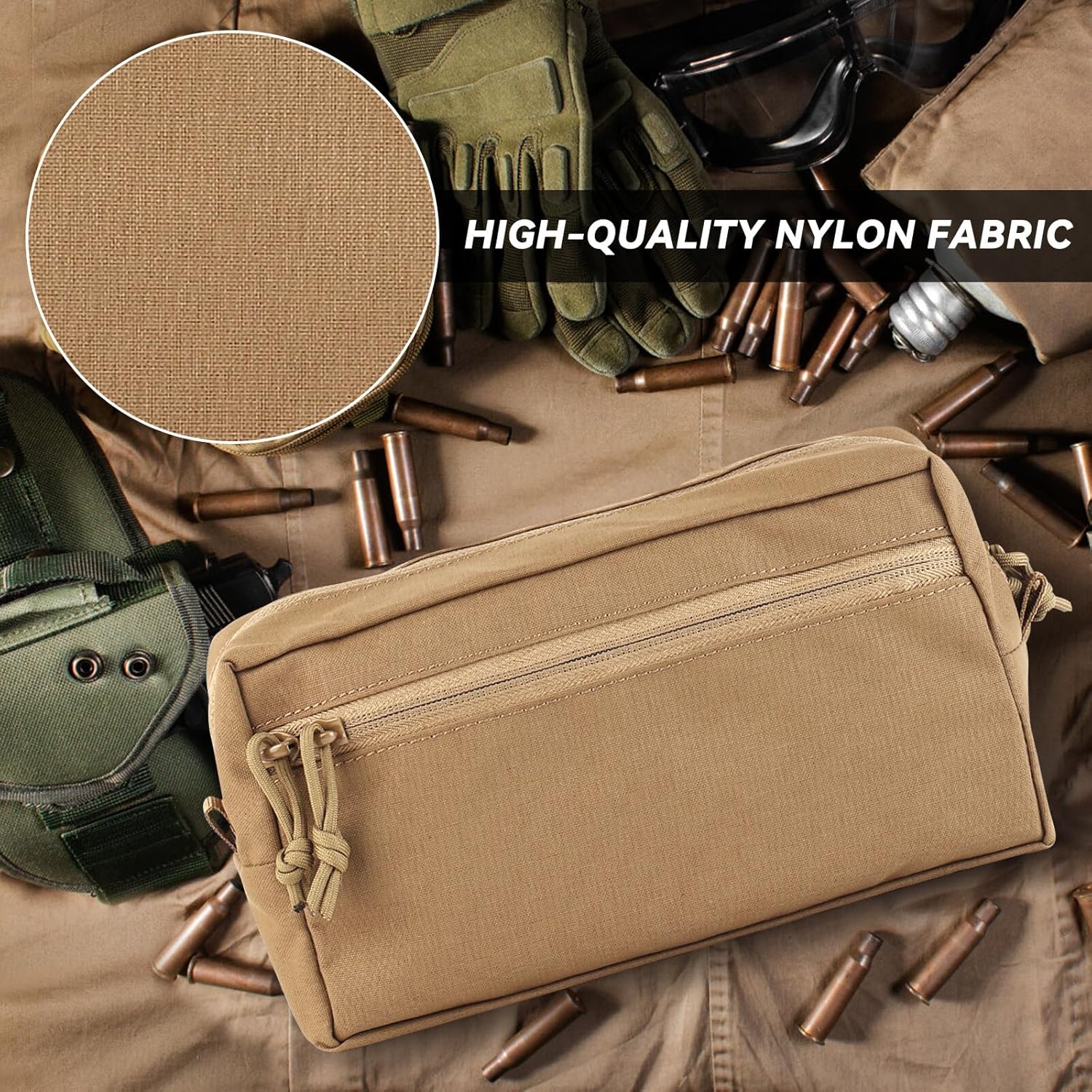 Small Tool Pouch Zipper Bag, Molle Pouch, General Purpose (GP) Pouch, Pouch Organizer, Multipurpose Storage Pouch