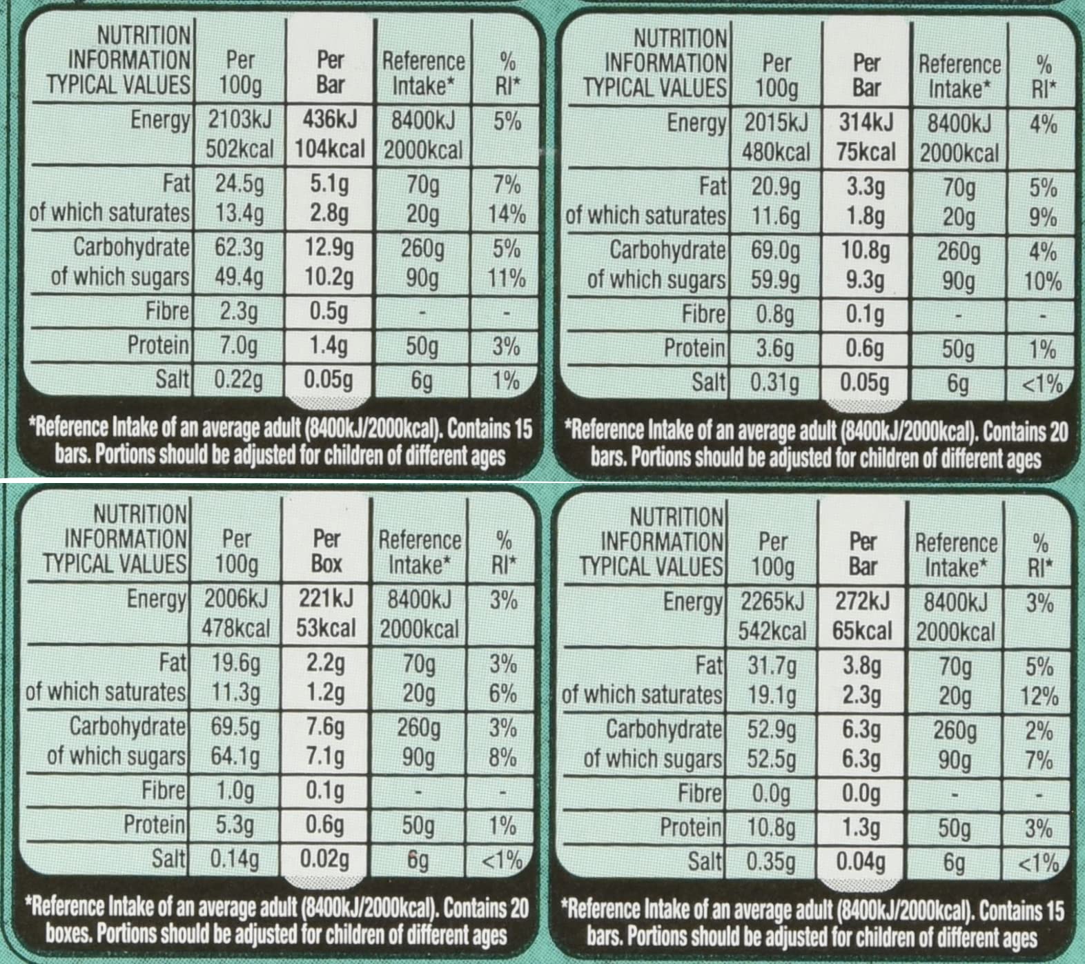 Nestle Chocolate Mini's Selection Box 70 x Treat Size Chocolate Bars