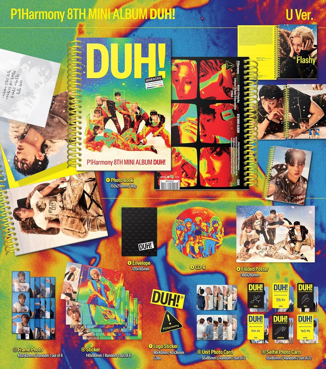 P1Harmony DUH! アルバム 未開封セット 新品未開封 p1harmony / DUH! 8th アルバム 2点セット - メルカリ