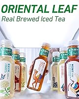 Vista 15 de ORIENTAL LEAF Té helado sin azúcar - Té negro embotellado, botellas de 16.9 onzas líquidas (paquete de 15), bebidas de té preparadas, sin azúcar, 0