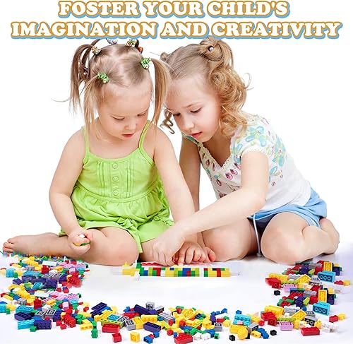 Miniatura 5 de EKIND Juego de ladrillos de construcción educativos clásicos de 2 x 2 con formas regulares, compatible con todas las principales marcas, cultiva la