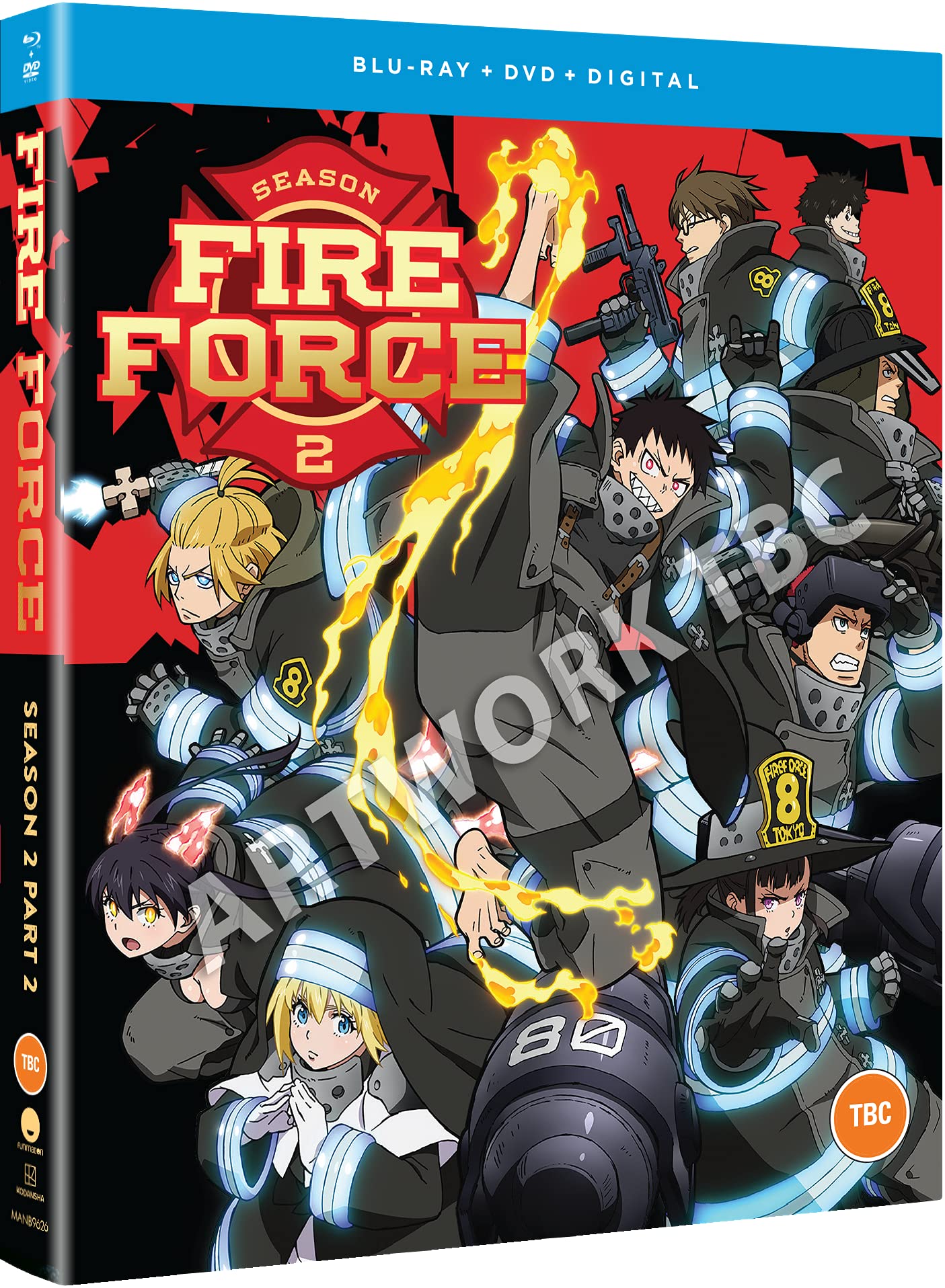 Fire Force Season 2 Part Combo DVD & Blu-ray