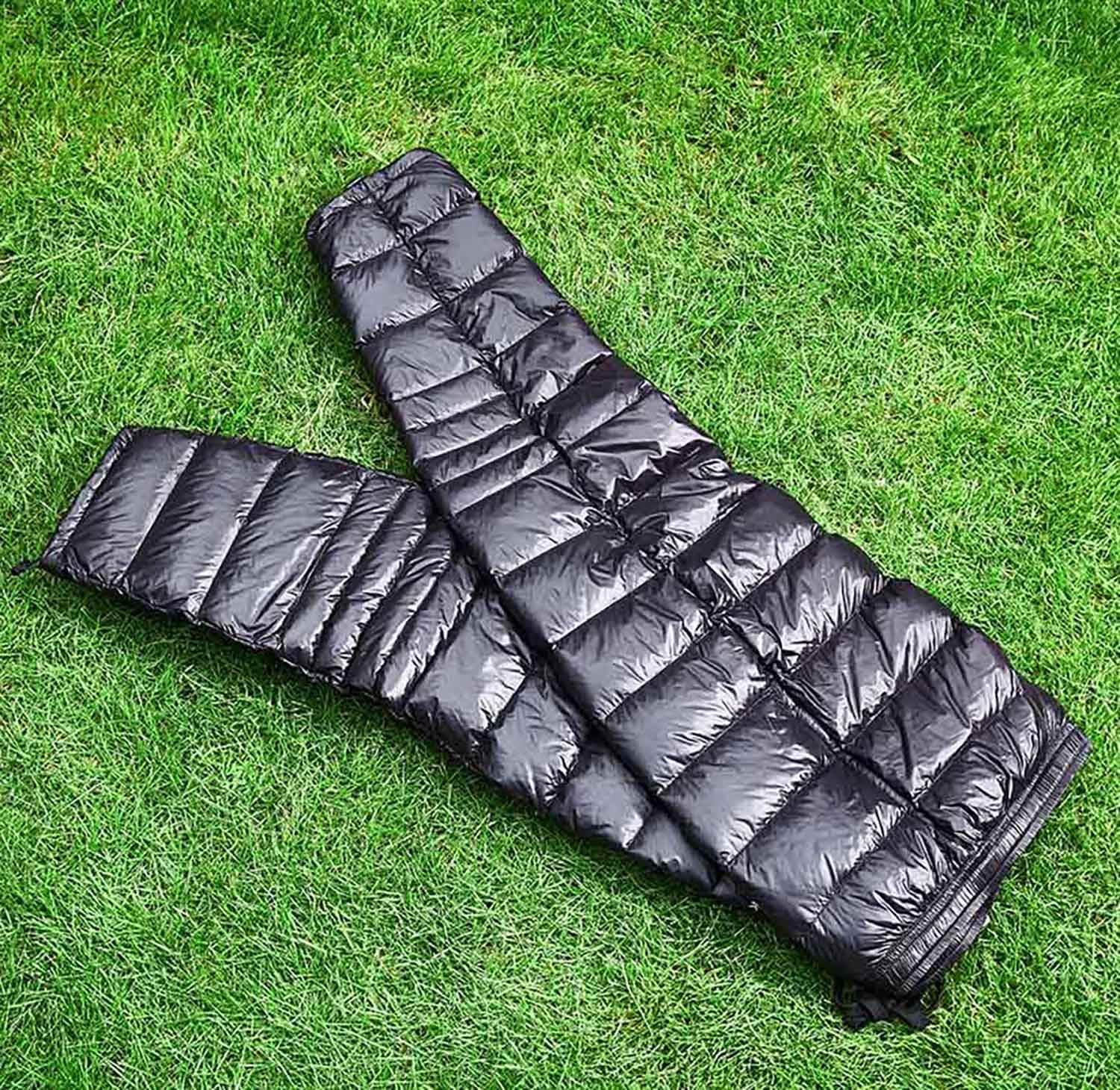 Tentock Men's Women's Puffer Down Pants Goose Down Fill Water-Repellent Winter Snow Pants for Skiing Hiking Camping - Image 2