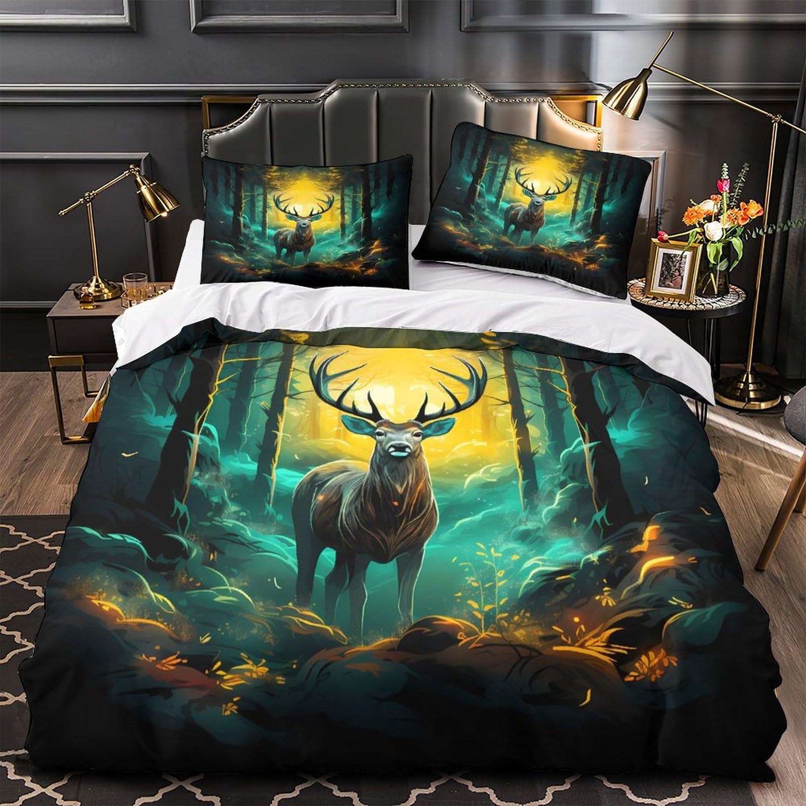 Parure de lit chat des forêts 220x240 : le cadeau idéal pour enfants