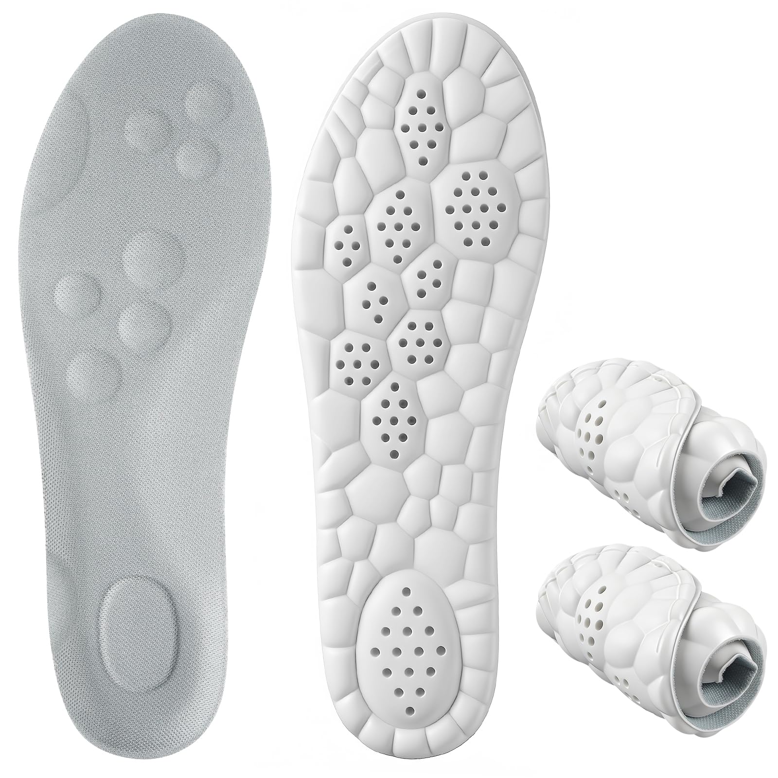 Plantillas Memory Foam Soporte Arco Absorción Impacto Transpirables Deporte Trabajo Uso Diario 43-44
