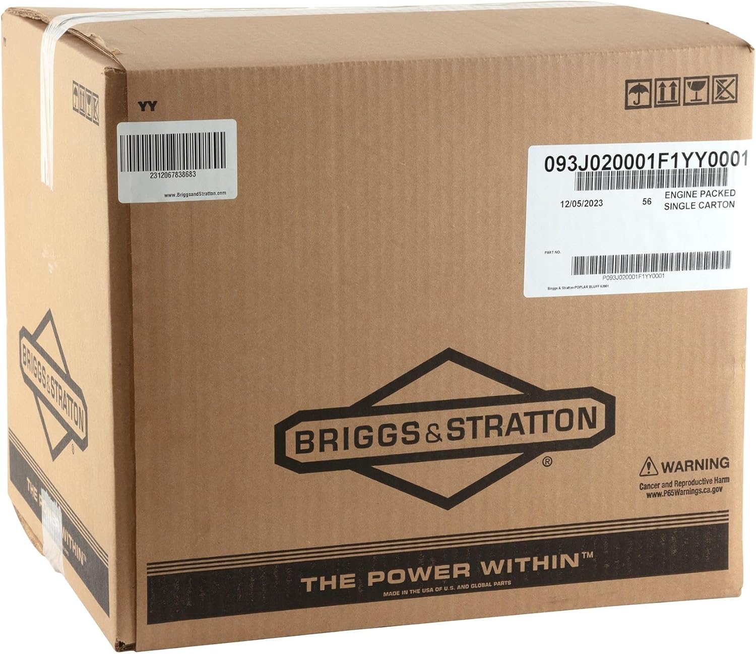 Briggs and Stratton 93J02-0001-F1 EX Series™ 6.25 GT 150cc Vertical Shaft Engine