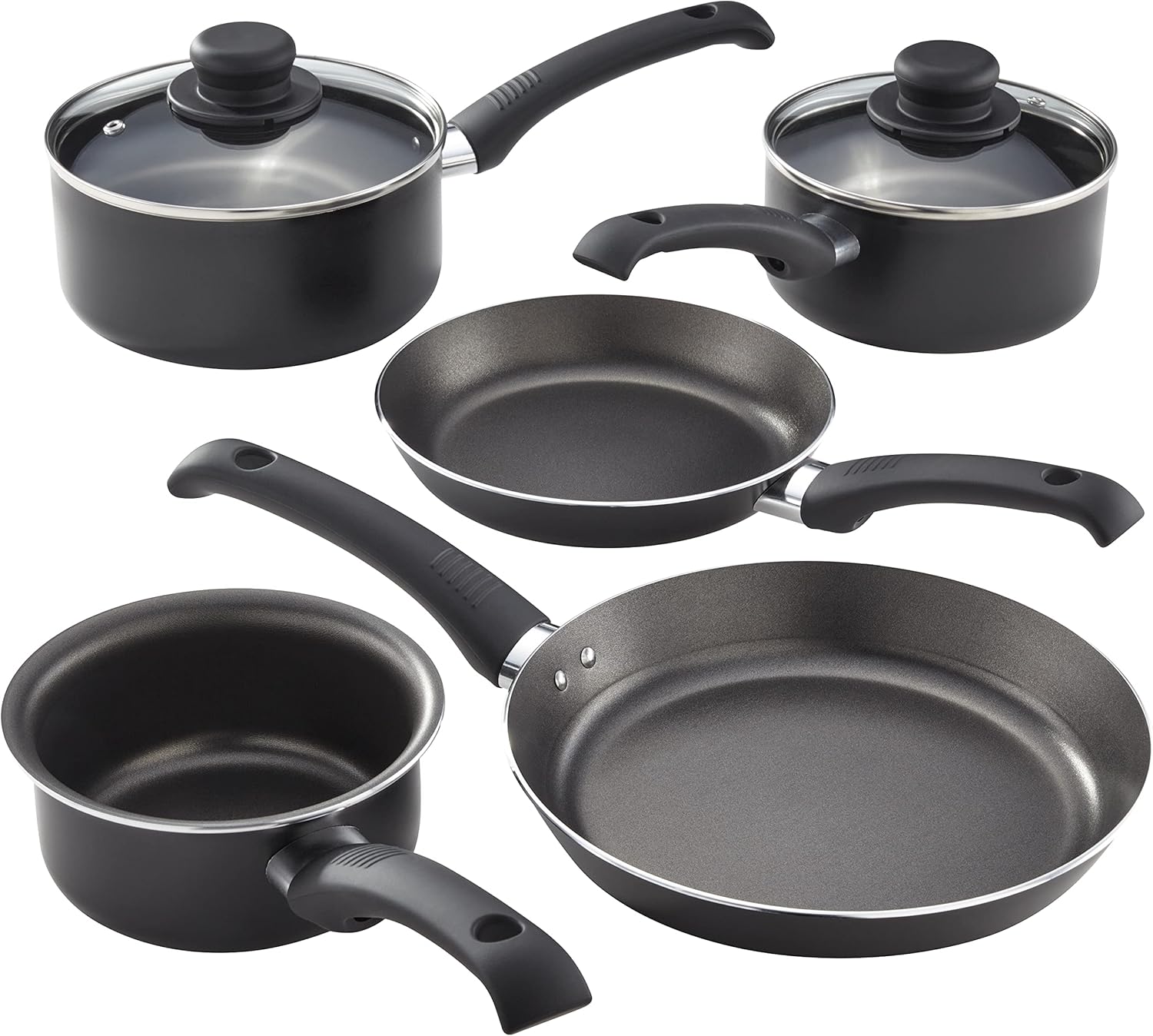 Judge JDAYB1B Pan Set, 5 Piece Non Stick Pots and Pans Sets, 14cm Milk