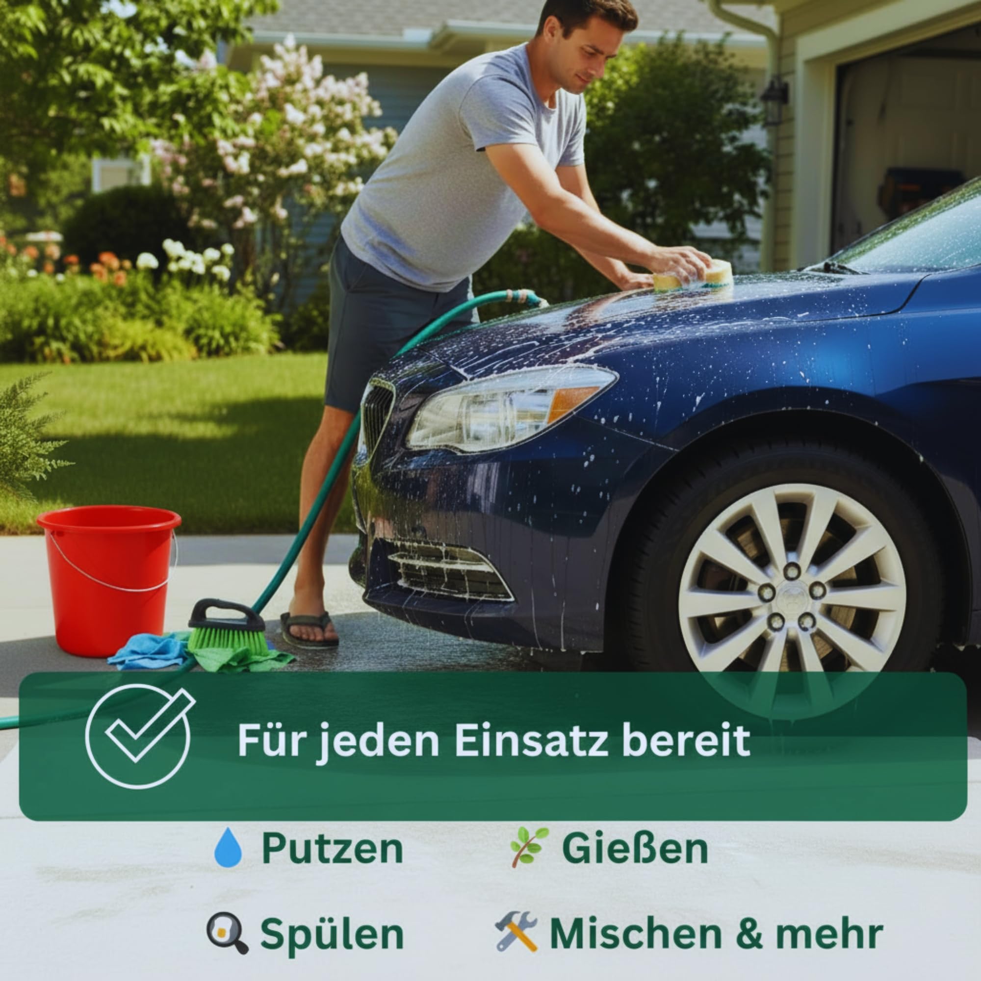 Novaliv 20 sztuk wiaderek 10 l, czerwone, z podziałką na wymiar – wiadro do czyszczenia 10 litrów ? 28,5 cm, praktyczne, uniwersalne ze skalą, do gospodarstwa domowego i ogrodu, idealne jako wiadro