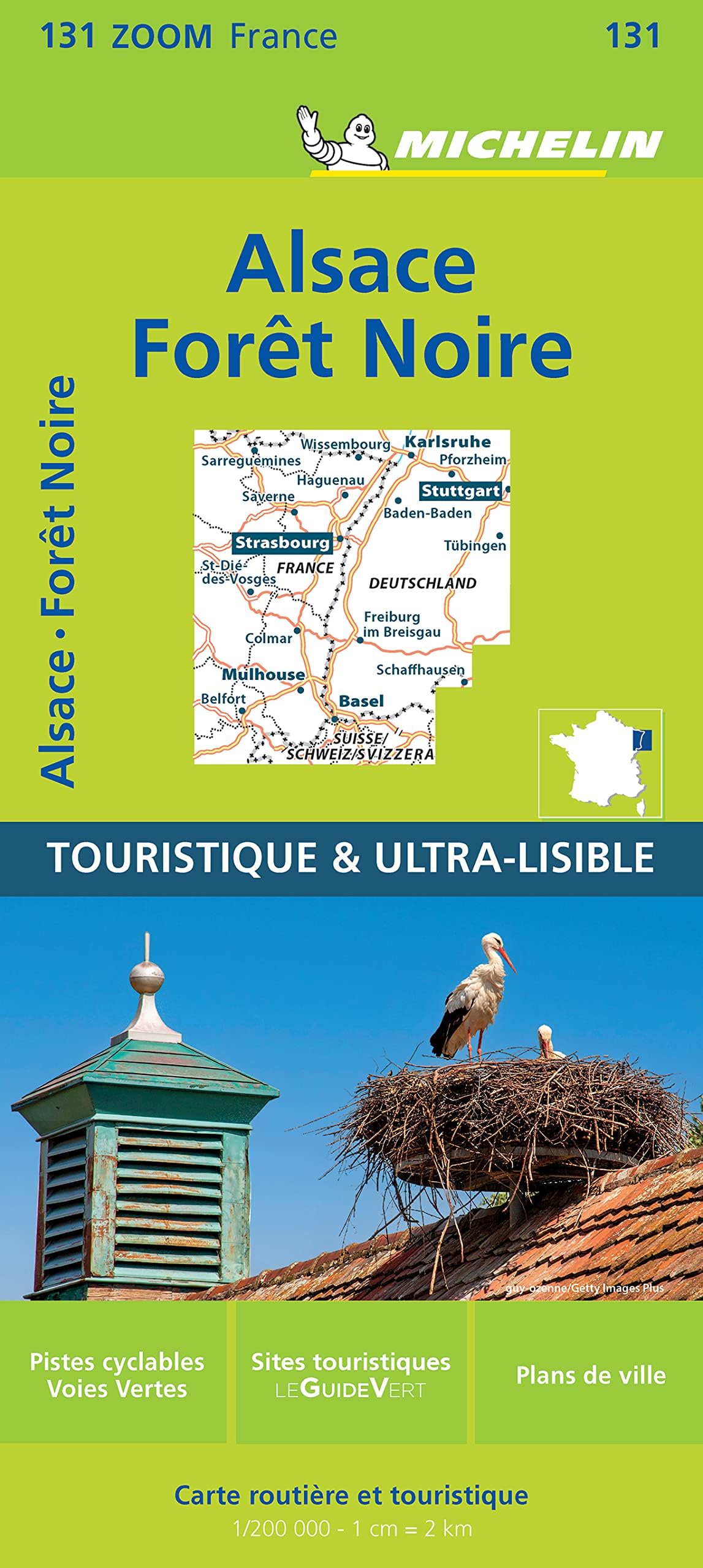 Black Forest, Alsace, Rhine Valley - Zoom Map 131: Map (Michelin Zoom Maps)