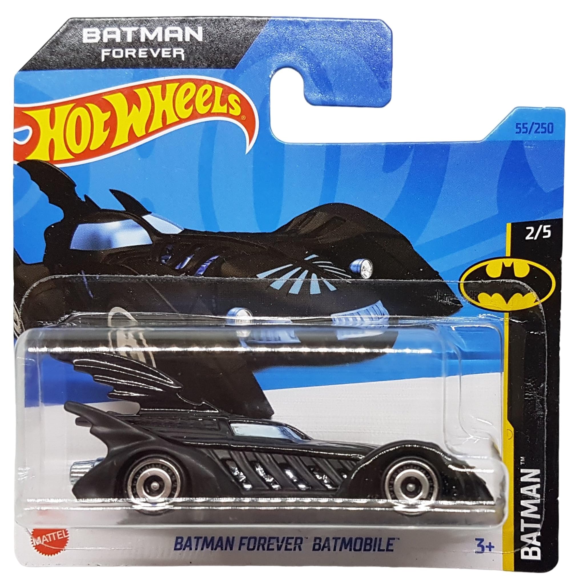 Hot Wheels Batmobile - Offiziell Lizenziert Von DC, 7,5 Cm Spielzeugauto