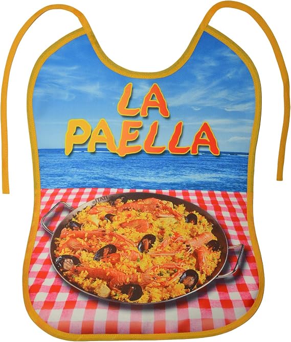Tini Shirts Large Bib For Adults Spicy Kitchen Bib With La Paella Motif Cool Sayings Bib For Seniors With Humour Size One Size Amazon De Health Personal Care