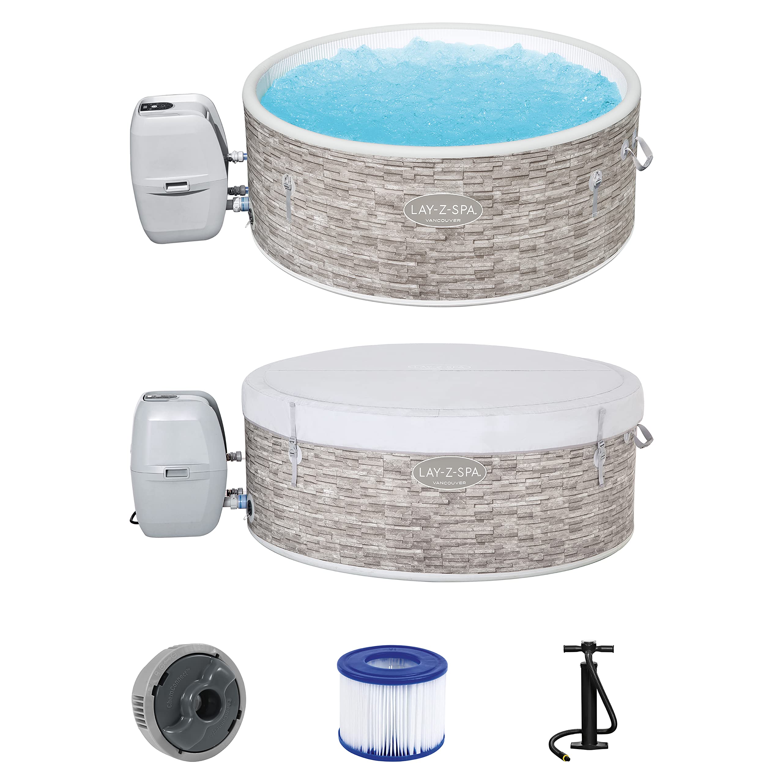 Bestway Lay-Z-Spa® 61"X24"/1.55M X 60Cm Vancouver Airjet Plus