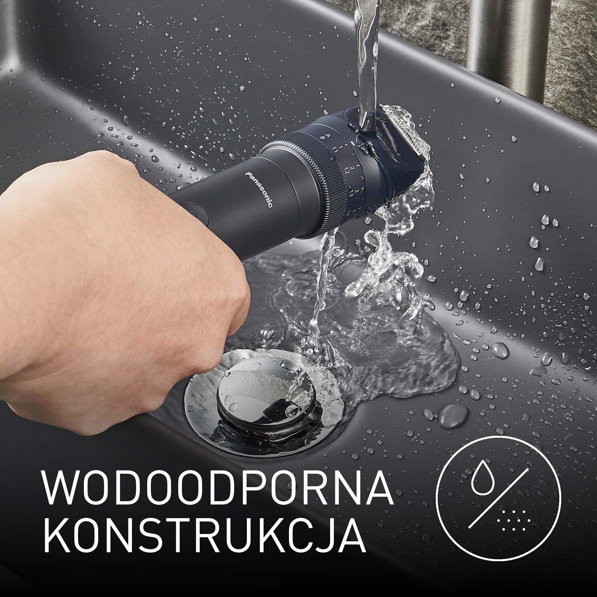 Panasonic ER-CKL1 MULTISHAPE modułowy system do pielęgnacji osobistej - wodoodporny trymer do zarostu i włosów (akumulator litowo-jonowy, 39 długości)