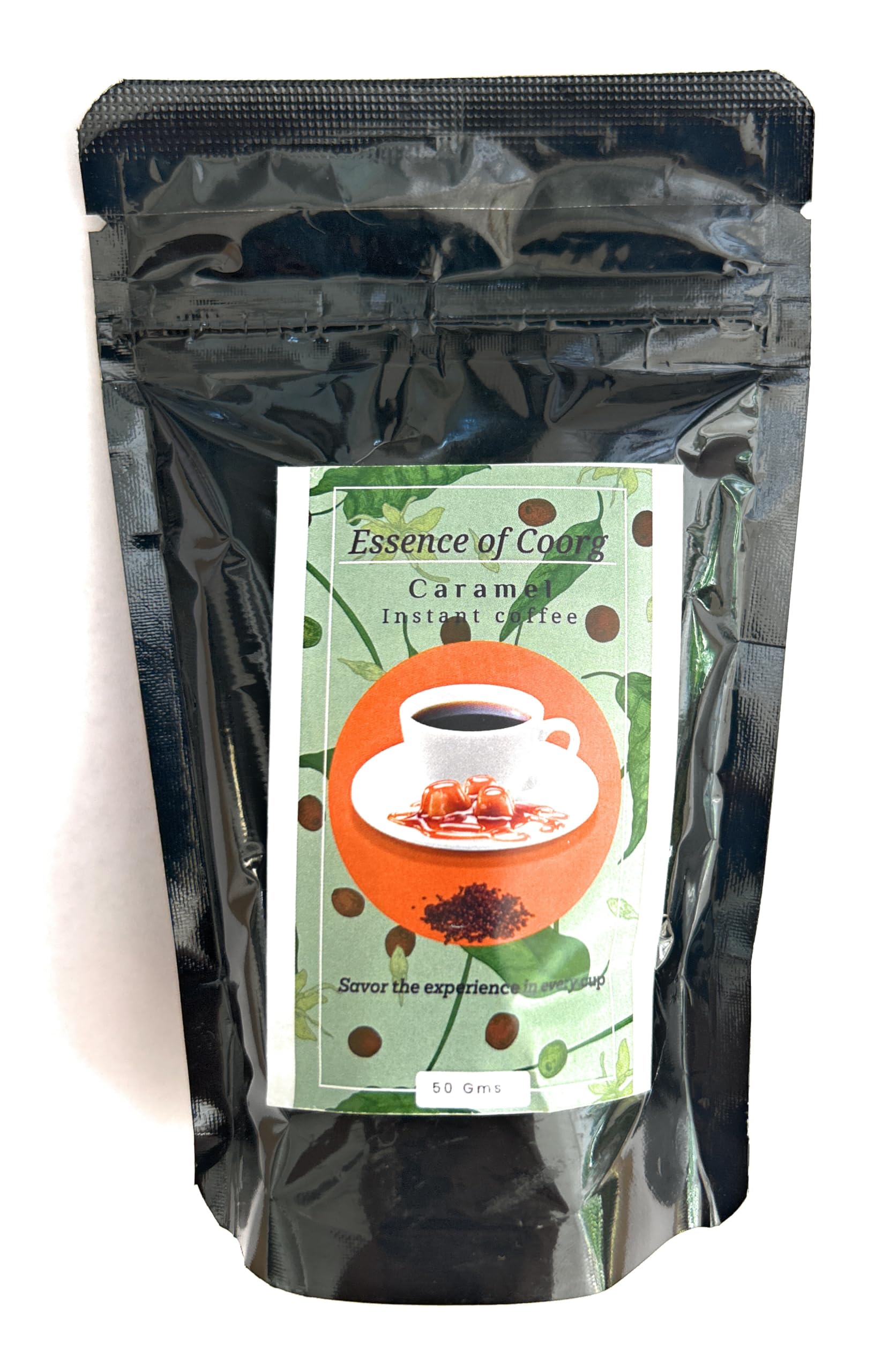 Essence of Coorg-Instant Coffee-Caramel Flavour-50 Gms
