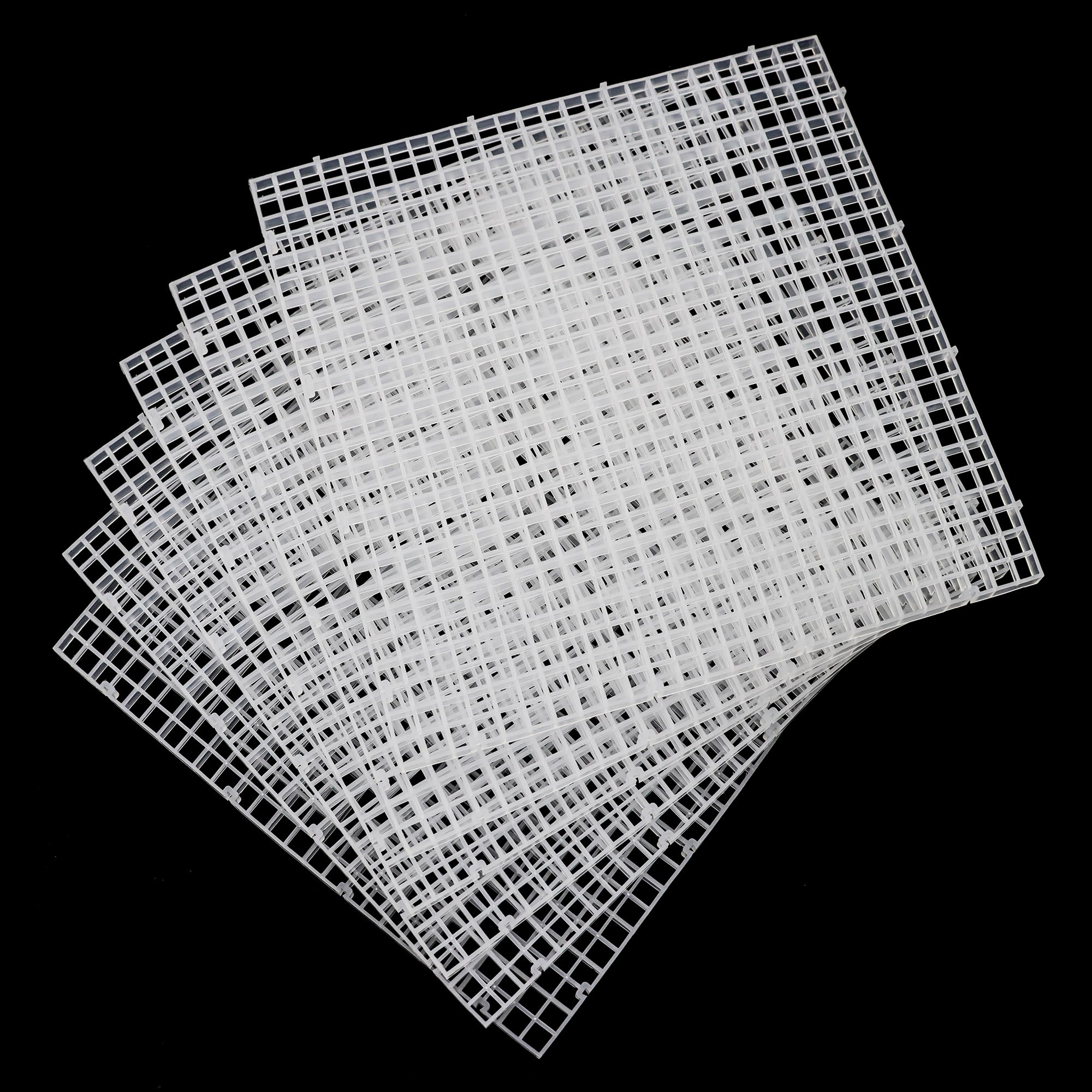 ALEGI Aquarium Fish Tank Divider Plastic Egg Crate Filter Bottom Tray