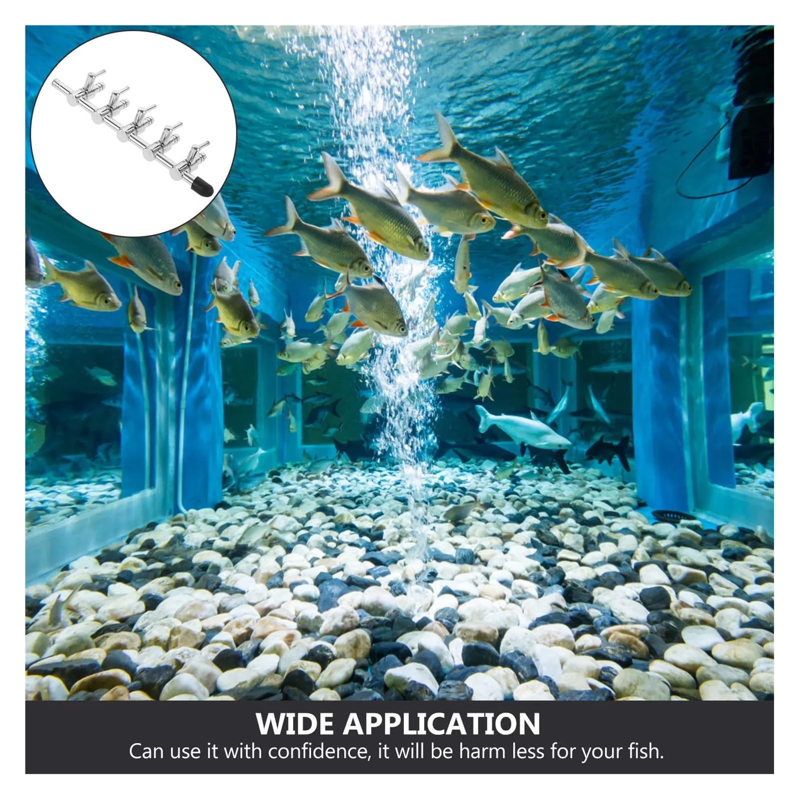Aquarium-Luftventil, 5 Löcher, Luftstromregelventil, Sauerstoffregler, Luftpumpe, Splitterventil, Aquarium-Versorgung, Aquarium-Splitter für Pumpen, Raumluftsysteme, 4 Stück