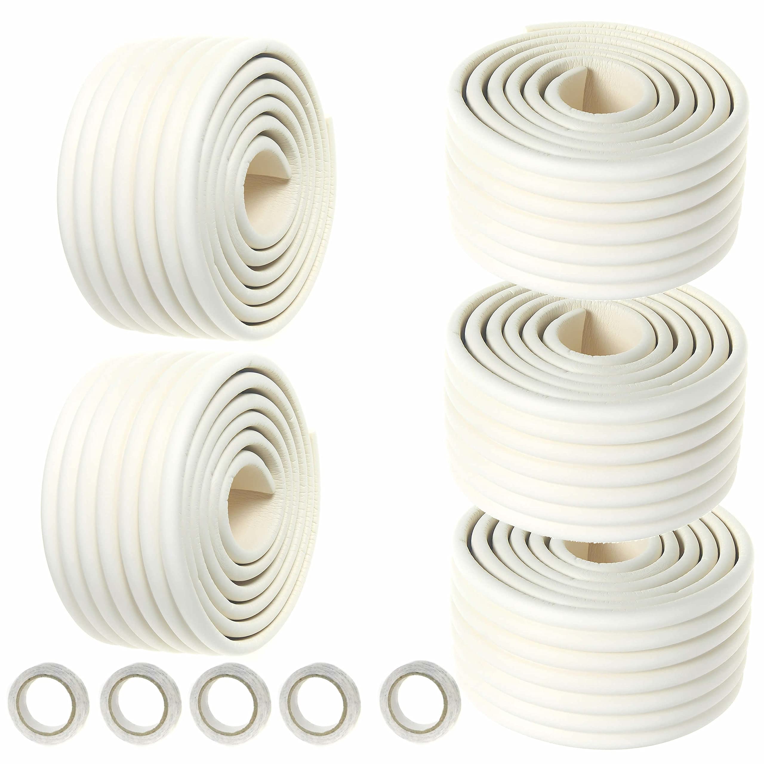 HIMRY Universal Protector Espuma, 200cm x 80mm x 8mm Multiusos anticolisión Protección Espuma Rollo para Bebés niños, No Tóxico, Seguridad Protectores Superficie & Bordes, Rosado, KXD7002-pink — view 19