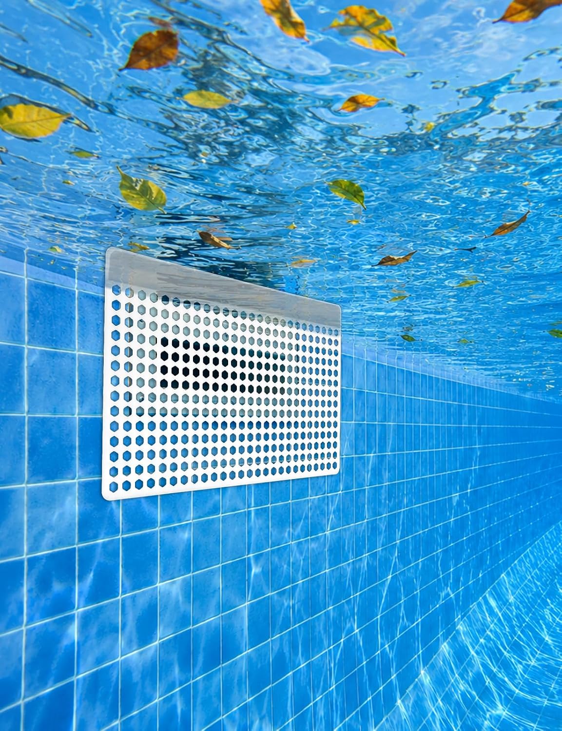 Magnetic Pool Skimmer Guard 15.7"×9.8", Pool Skimmer Screen Saver, Leaf & Debris Catcher, Protects Pool Pump Filter for Inground and Above Ground Pools