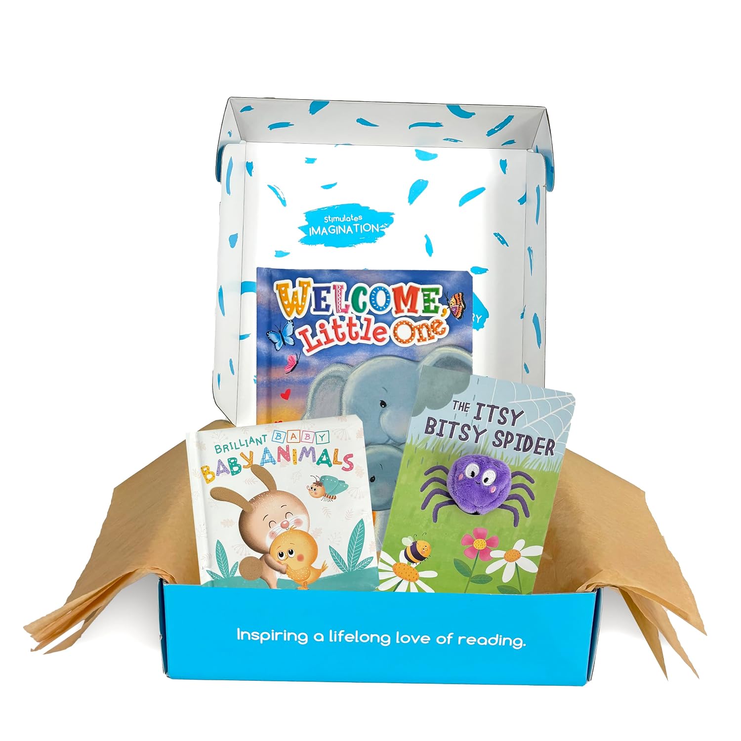 Little Hippo Books Baby Shower Book Bundle | Children's Books Ages 1-3 | Books for Toddlers 1-3 & Baby Books | Best Kid's Books | Makes a Great Gift