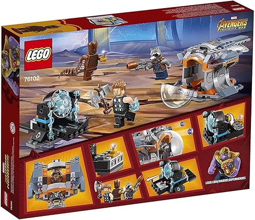 Miniatura 3 de LEGO Marvel Super Heroes Avengers: Infinity War Thor's Weapon Quest 76102 Kit de construcción (223 piezas)