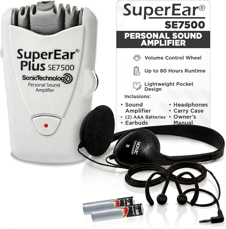 SE7500 - Hearing Amplifiers, Personal Sound, Audio Accessories