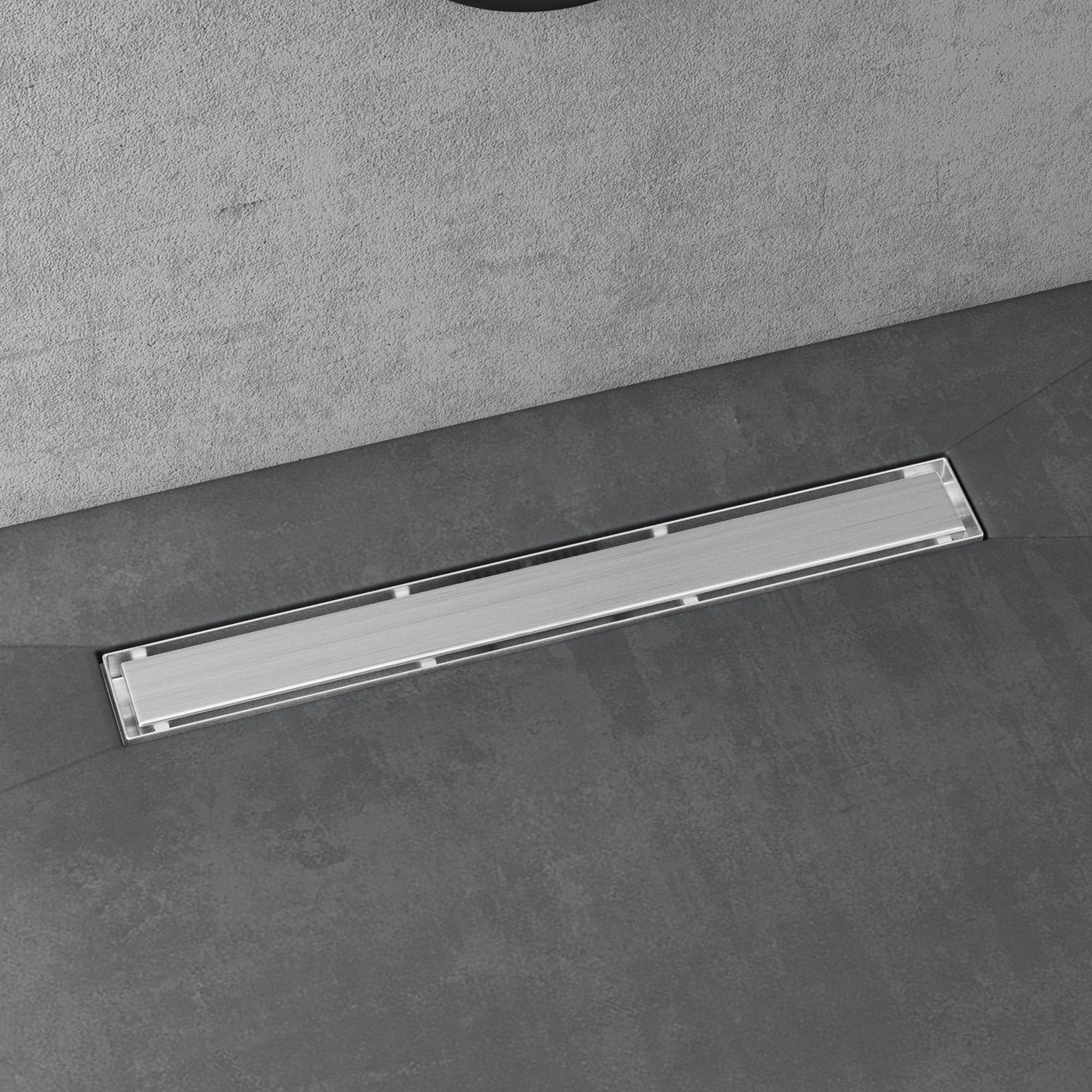 doporro Caniveau de Douche Italienne Extra-Plate Drain de Sol à Carreler