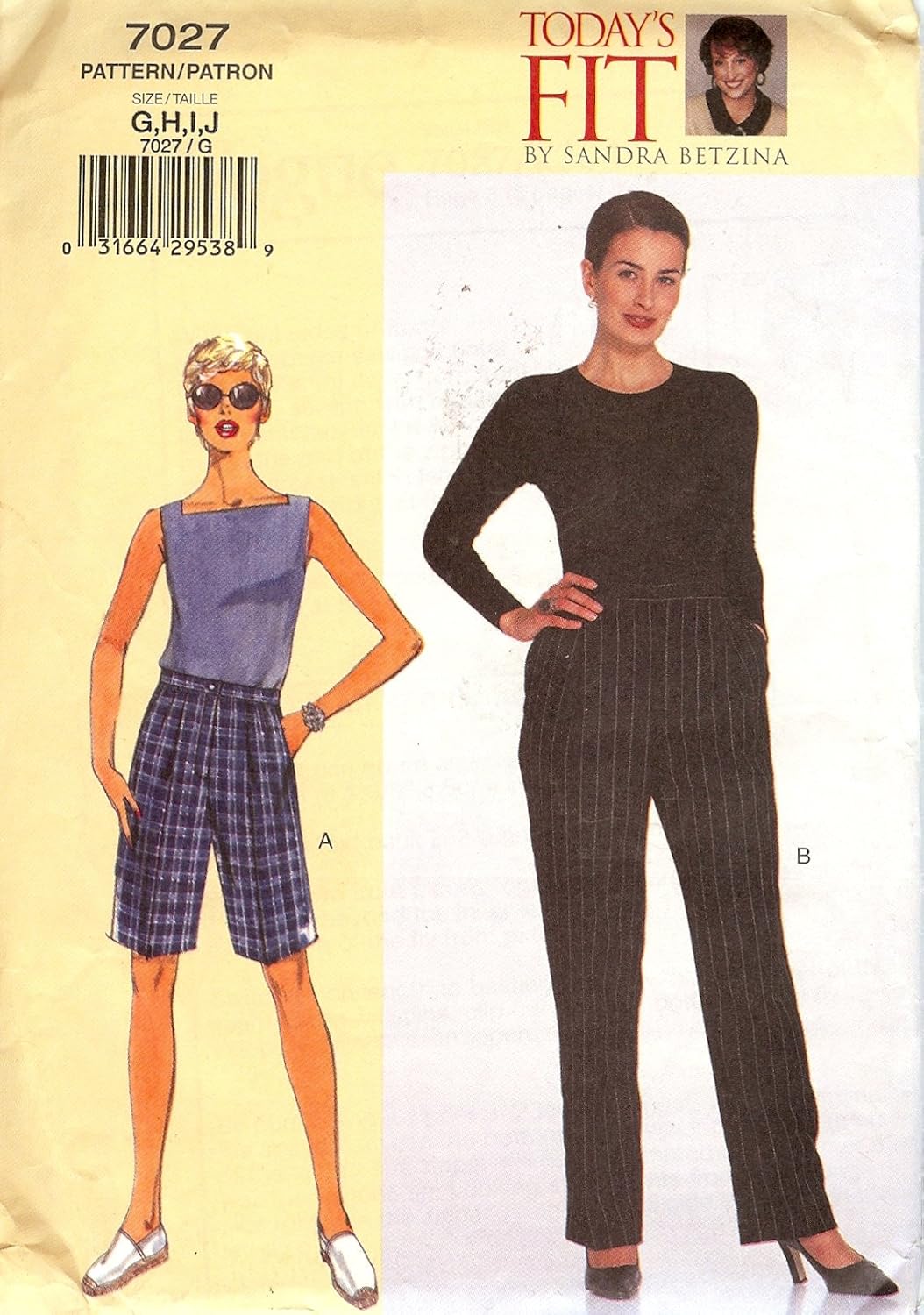 Amazon.com: Vogue Today's Fit Pattern 7027 ~ Misses'/Misses' Petite ...