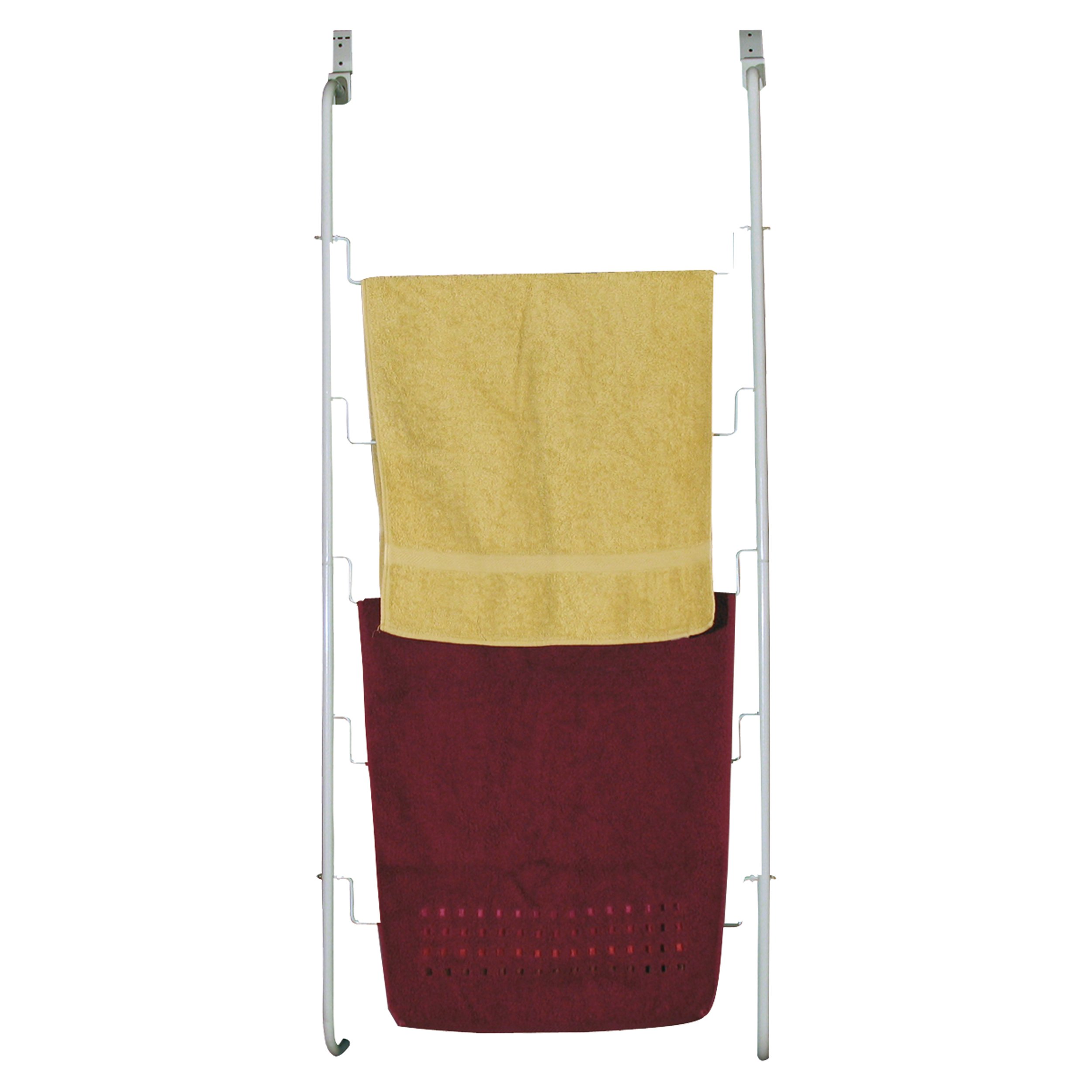 Porte-serviettes de porte 128 cm à suspendre gain de place MSV
