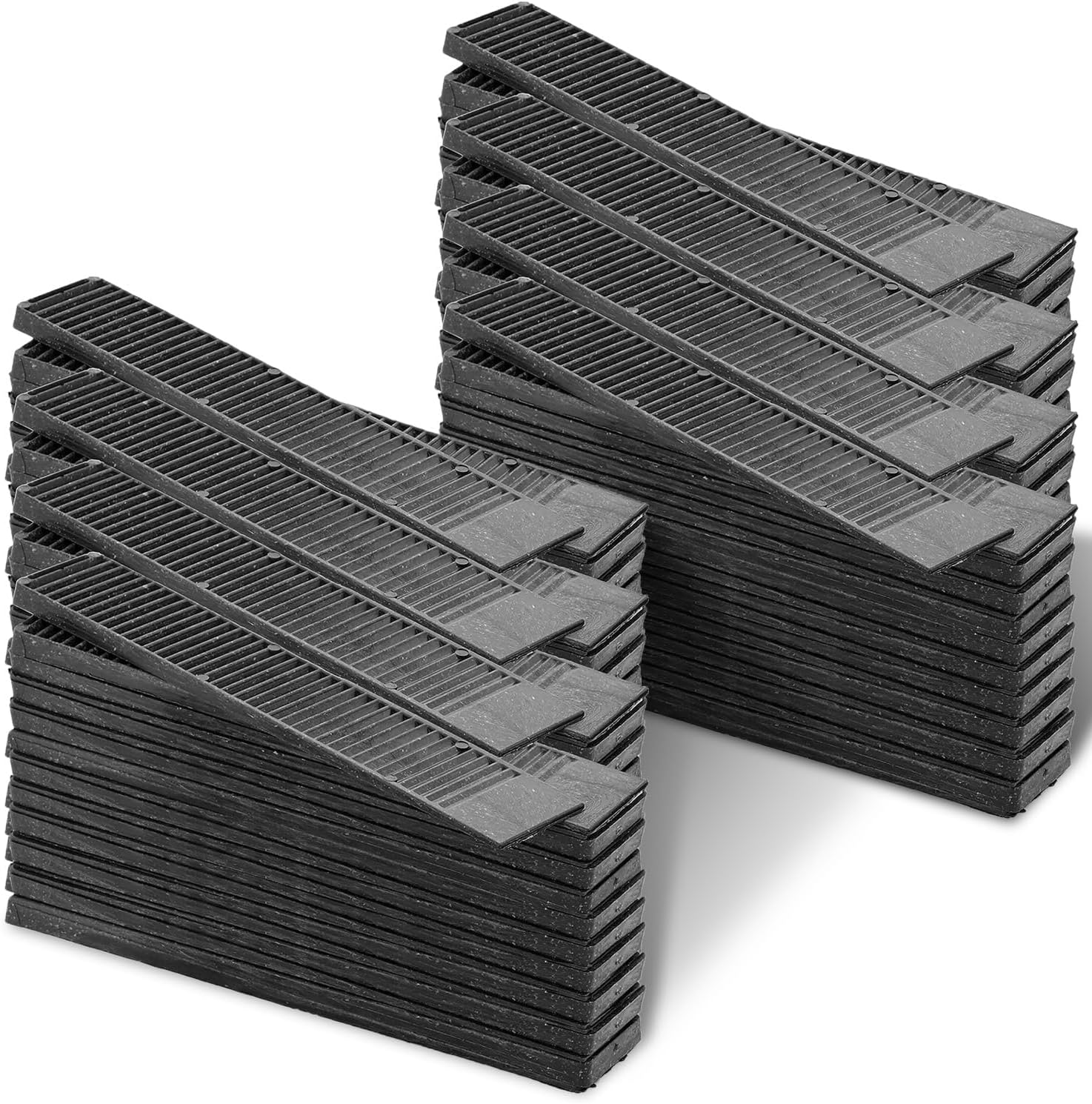 Composite Shims (72 Pack) - Hard Composite Shims for Home Improvement - Never Rot for Leveling - Restaurant Table Levelers - Table Wedges - Toilet Levelers - DIY Furniture Levelers