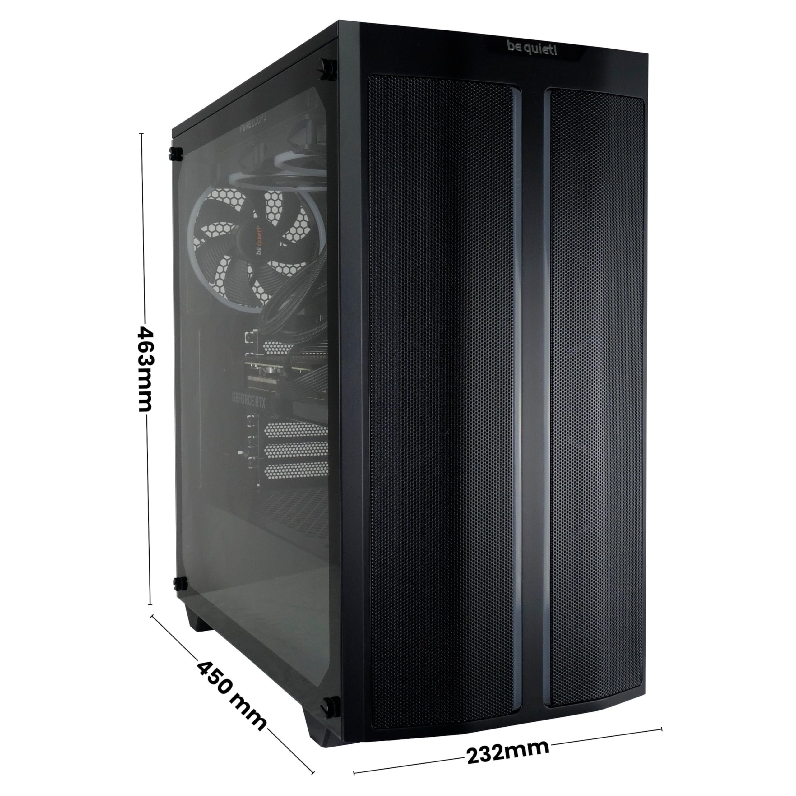 Gaming/Creator PC Intel Core Ultra 9 285K bis 5,7 GHz Turbo 64GB DDR5-6000MHz 4TB M.2 SSD Nvidia RTX 5080 16GB GDDR7 Videospeicher WiFi 240mm Wasserkühlung Windows 11 Pro RGB-Beleuchtung