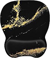 Vista 18 de EooCoo Alfombrilla ergonómica para mouse con soporte de muñeca, alfombrilla de mouse con reposamuñecas de espuma viscoelástica y base antideslizante