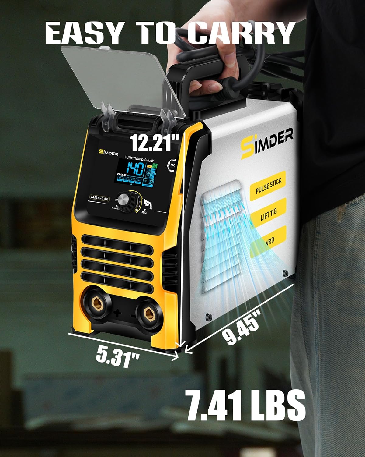 Portable Welder Dimensions and Weight