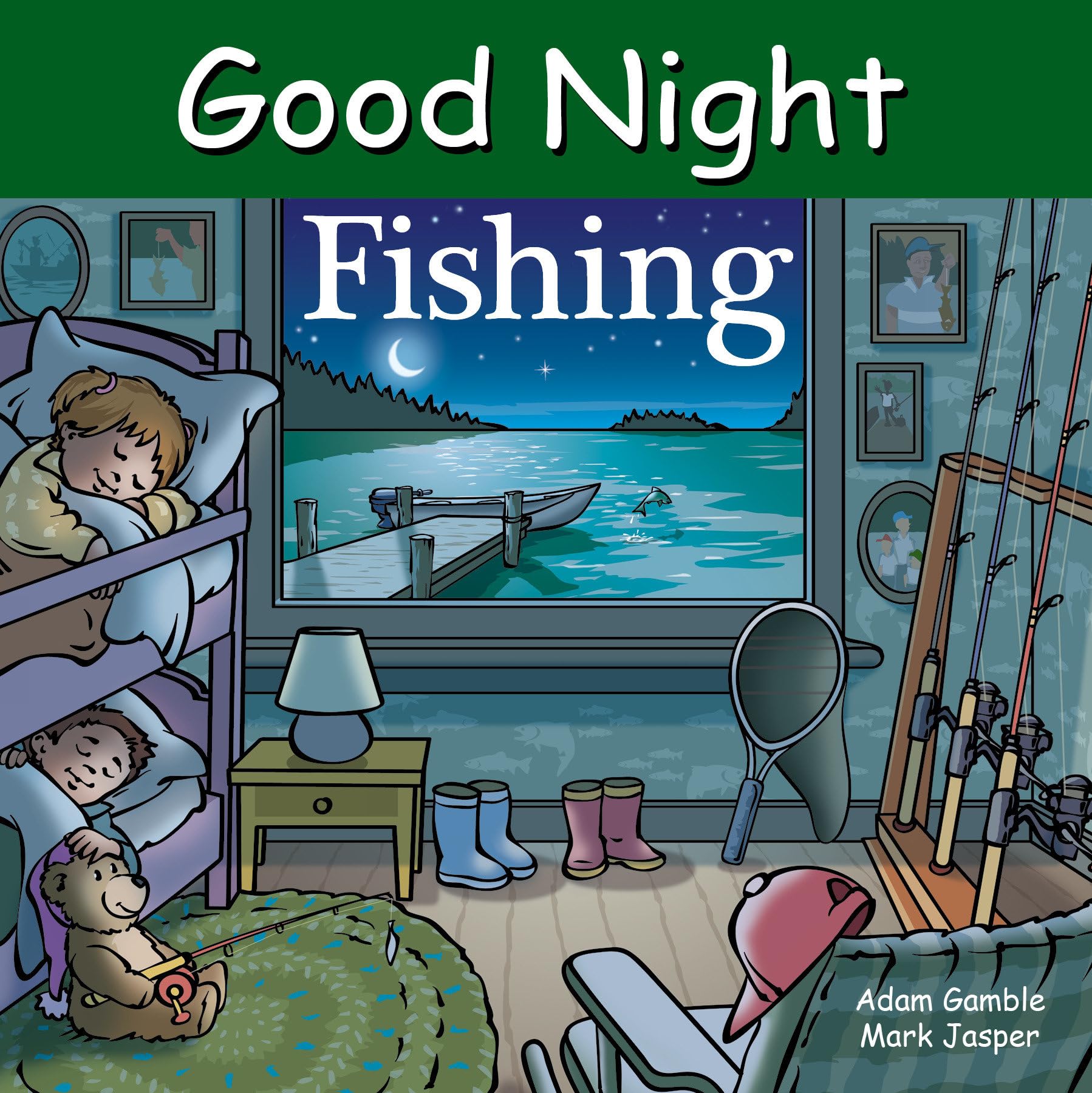 Good Night Fishing by Adam Gamble (Board book)
