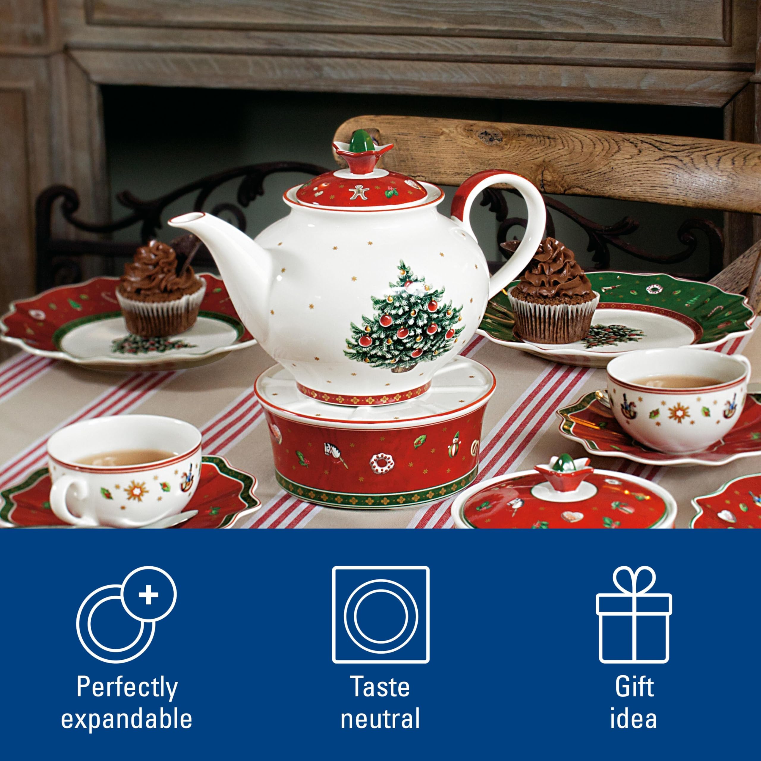 Villeroy & Boch Toy'S Delight Dzbanek 1.5 l Biały Czerwony