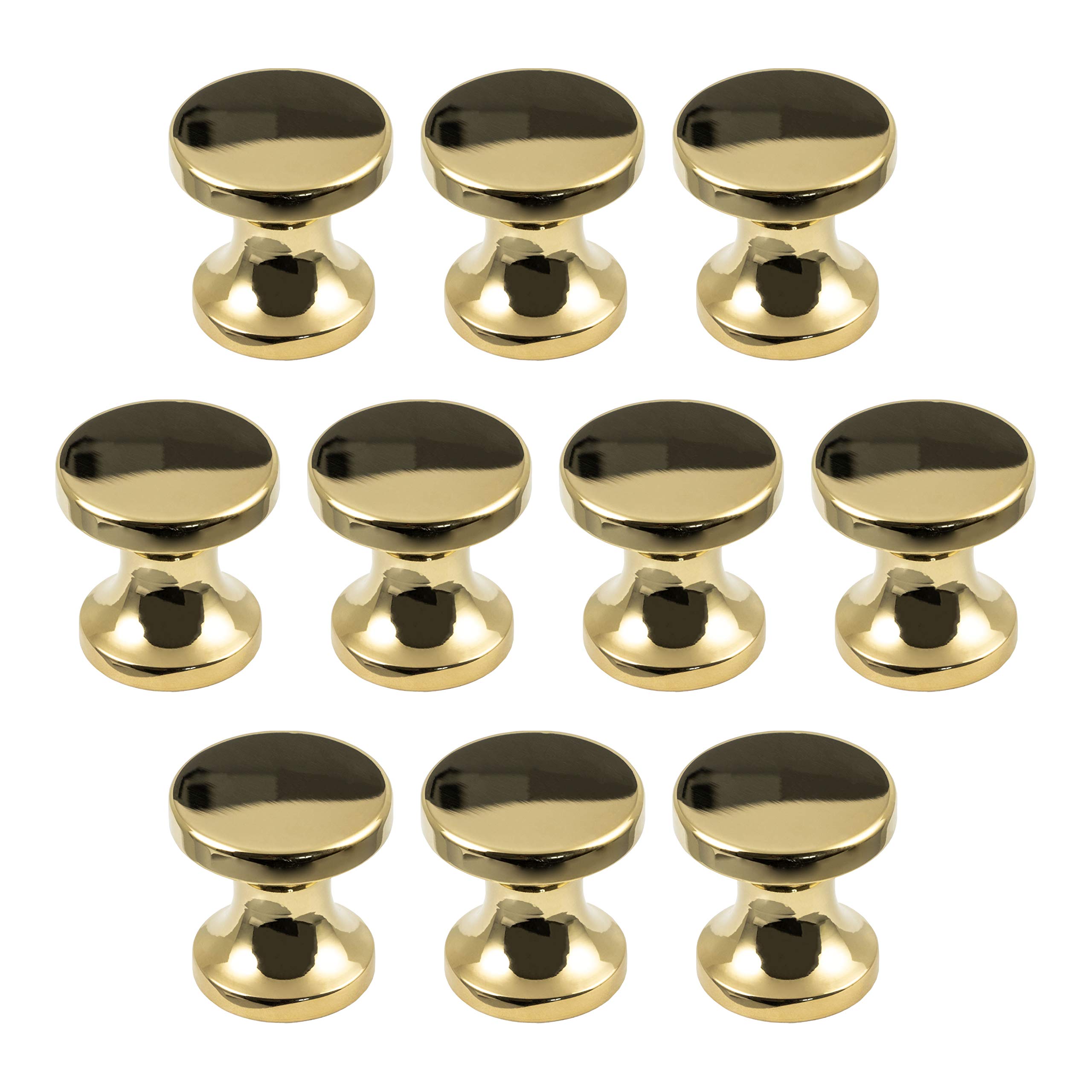 Gedotec H10183 Furniture Handle, Brushed Brass Cupboard Knob, Vintage - View #6