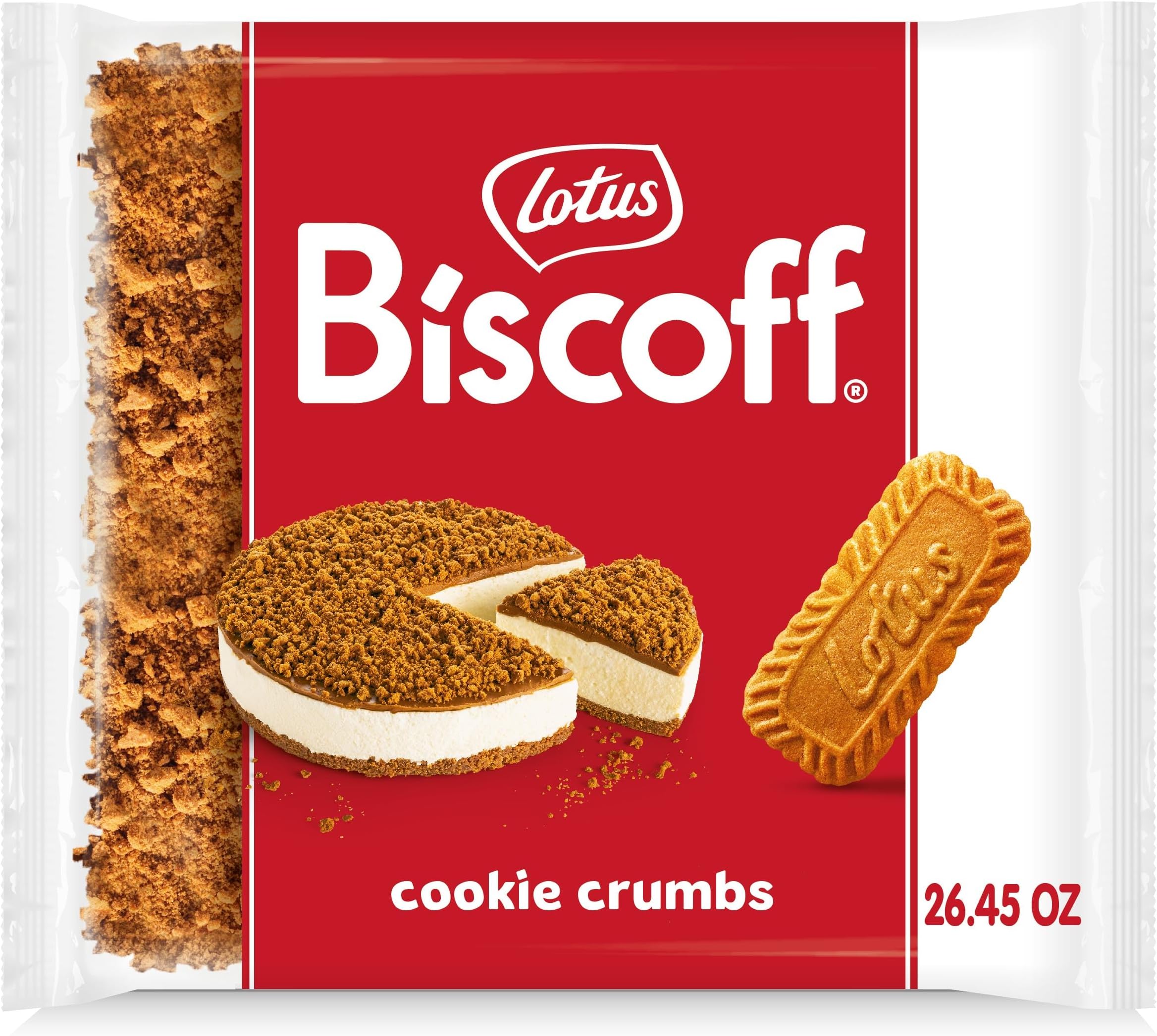 Lotus Biscoff Crumble - Crumbled Caramelized Biscuit Cookies - 1.65 lbs bag