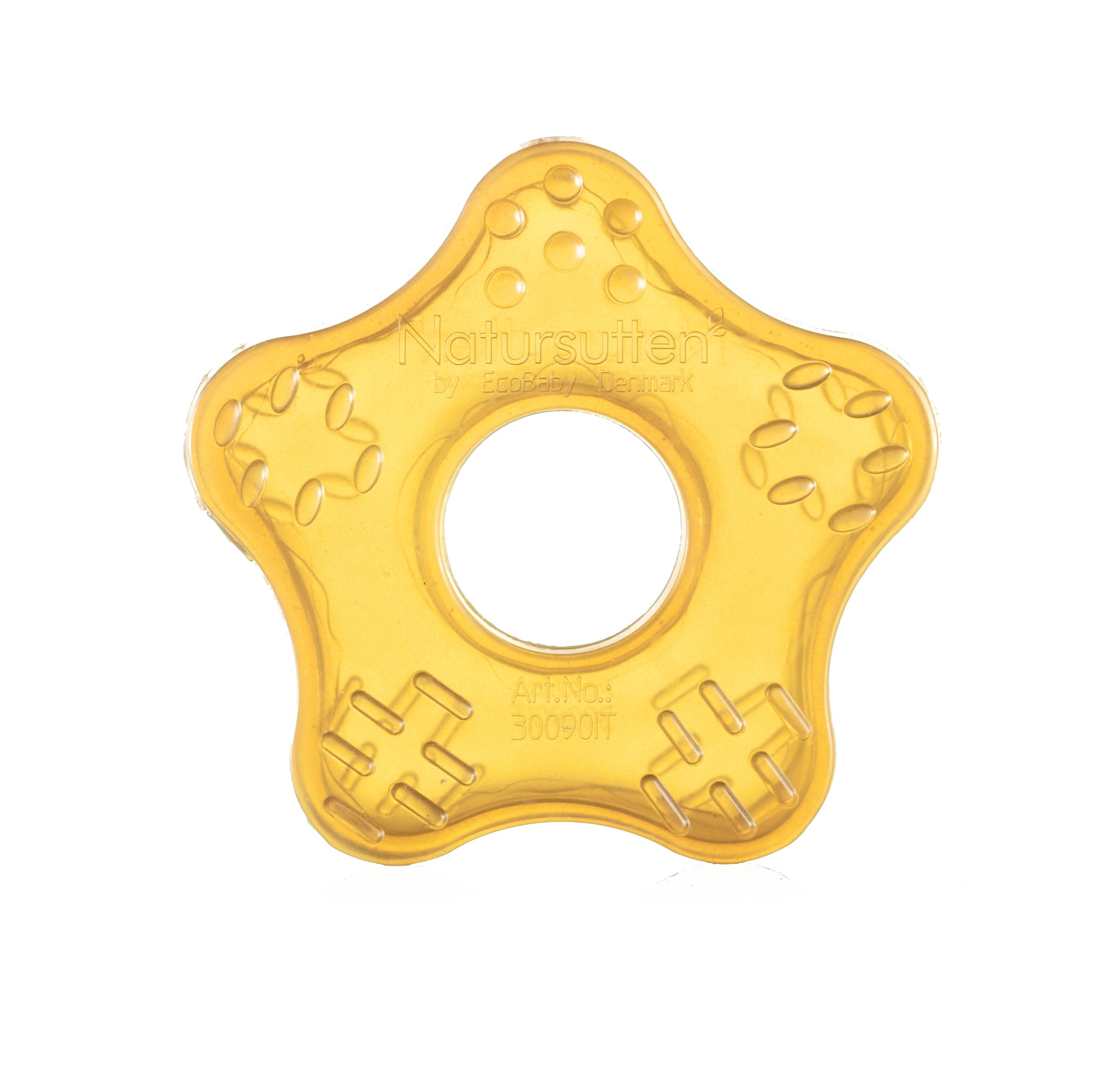 Natursutten Natural Rubber Teether Toy Star Amber