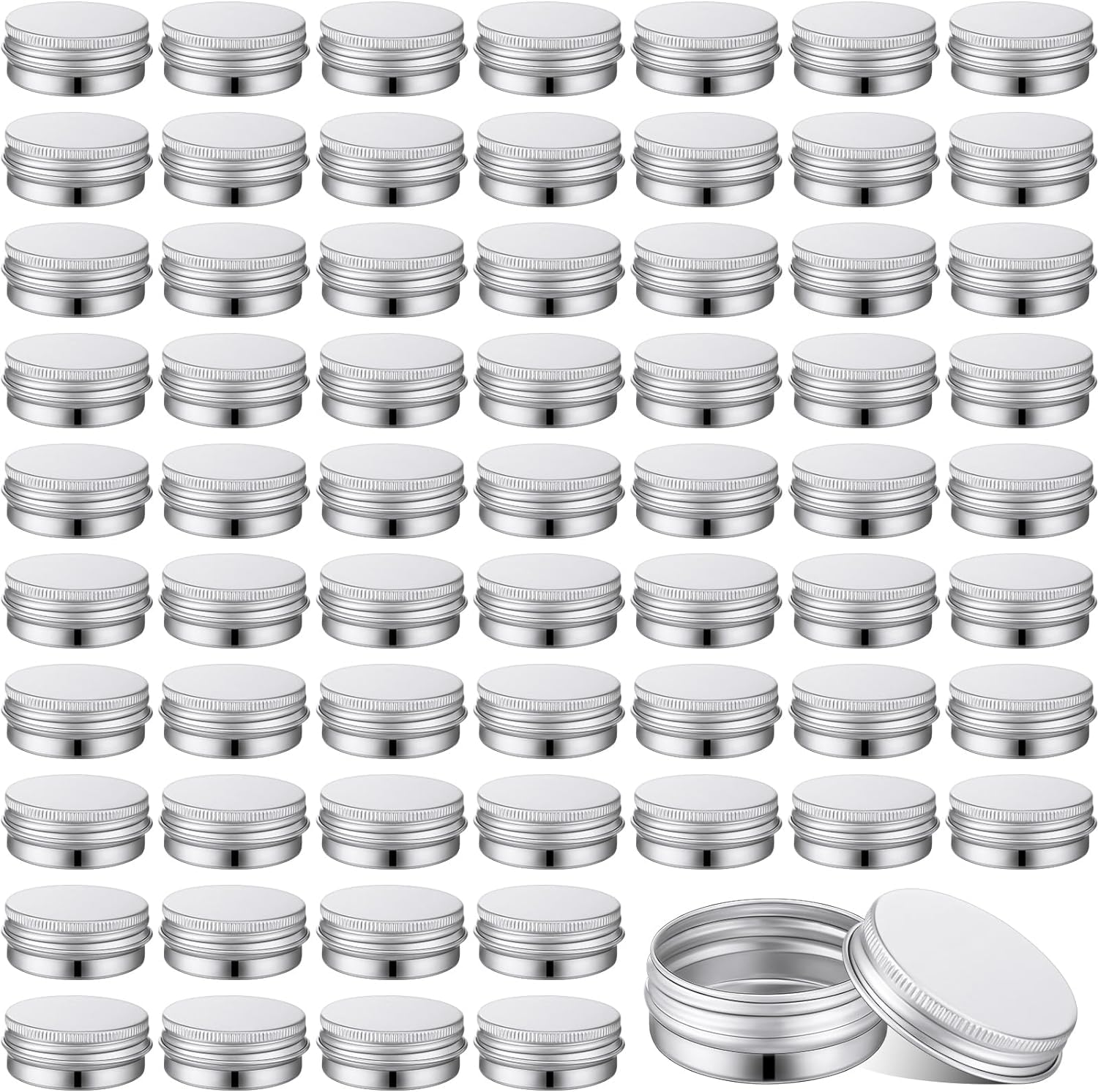 24pcs 10ml Aluminium Cosmetics Container Jar for Creams,Lip Balm, Body Butter, Essential oil, Hair Wax, Costemic, Solid Perfume Makeup Use-image-33