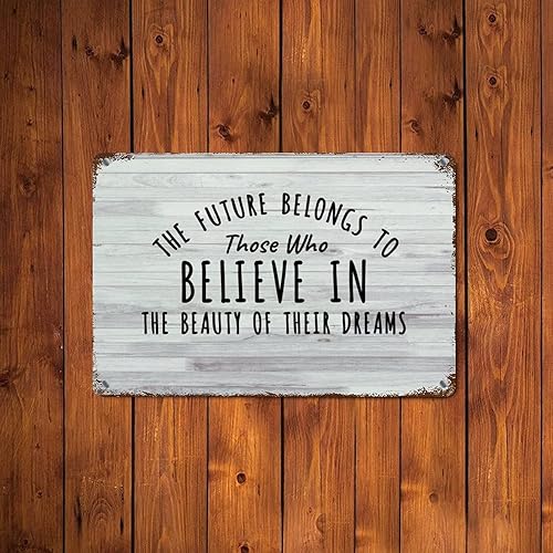 Vista 30 de LUIJORGY Letrero de metal con letras familiares con texto en inglés «The Mountains Are Calling And I Must Go», letrero de aluminio vintage