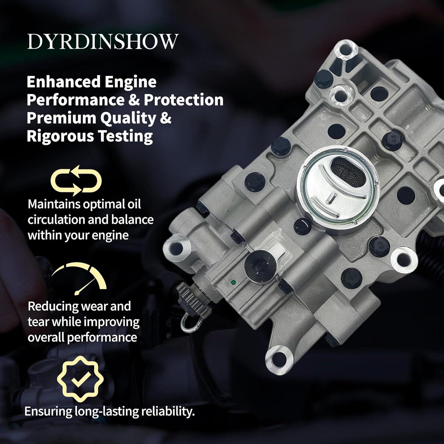 23300-2G411 19 Teeth Engine Oil Pump Balance Shaft 233002G411 for Hyundai Santa Fe 17-20 Sonata 15-19 Kia Sportage 17-21 Optima 16-20 Sorento 16-18 2.4L
