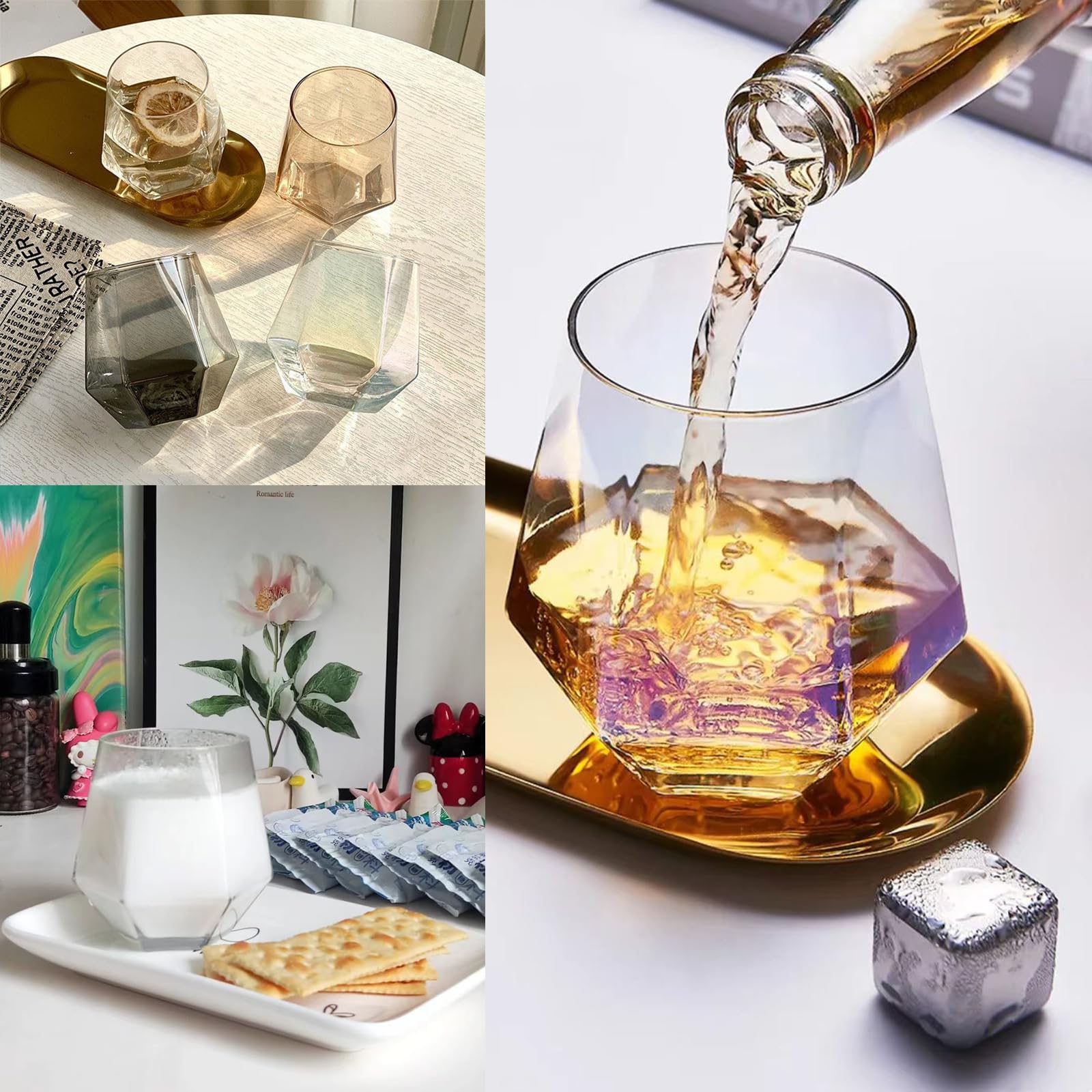 Amazon | Batone グラス セット300mlガラスコップ 6個ハイボール