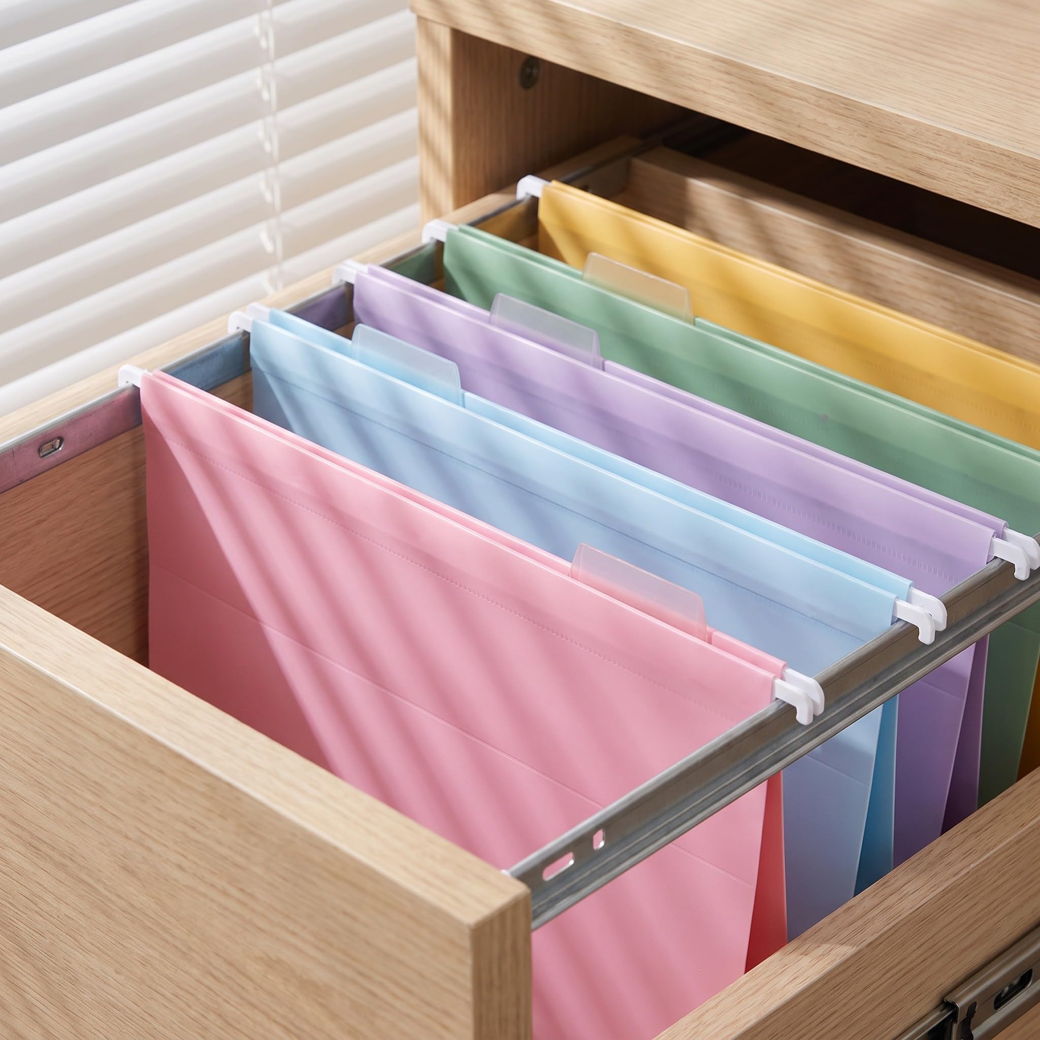 10 carpetas colgantes para archivos, tamaño carta, A4, colores