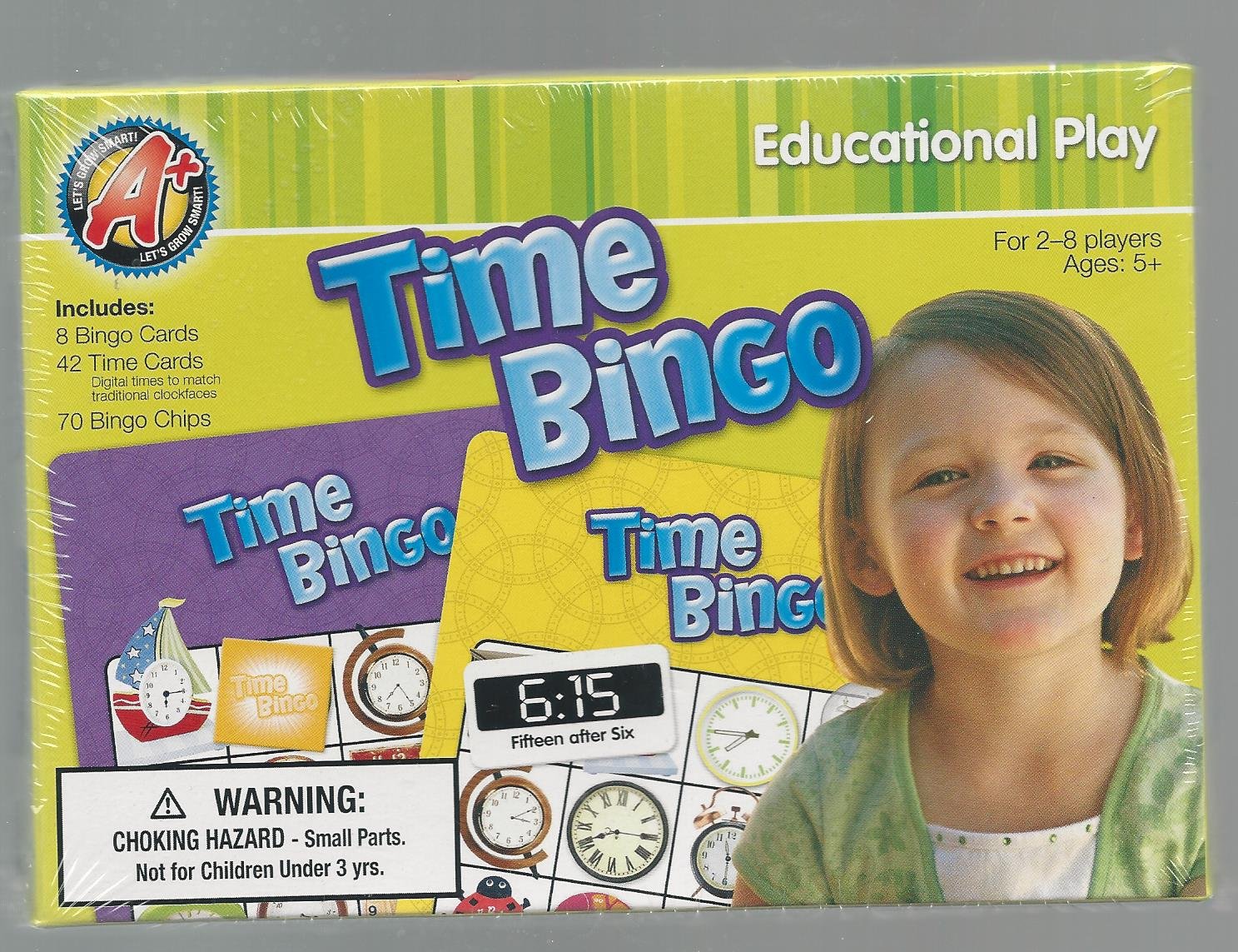 Time Bingo Educational Play