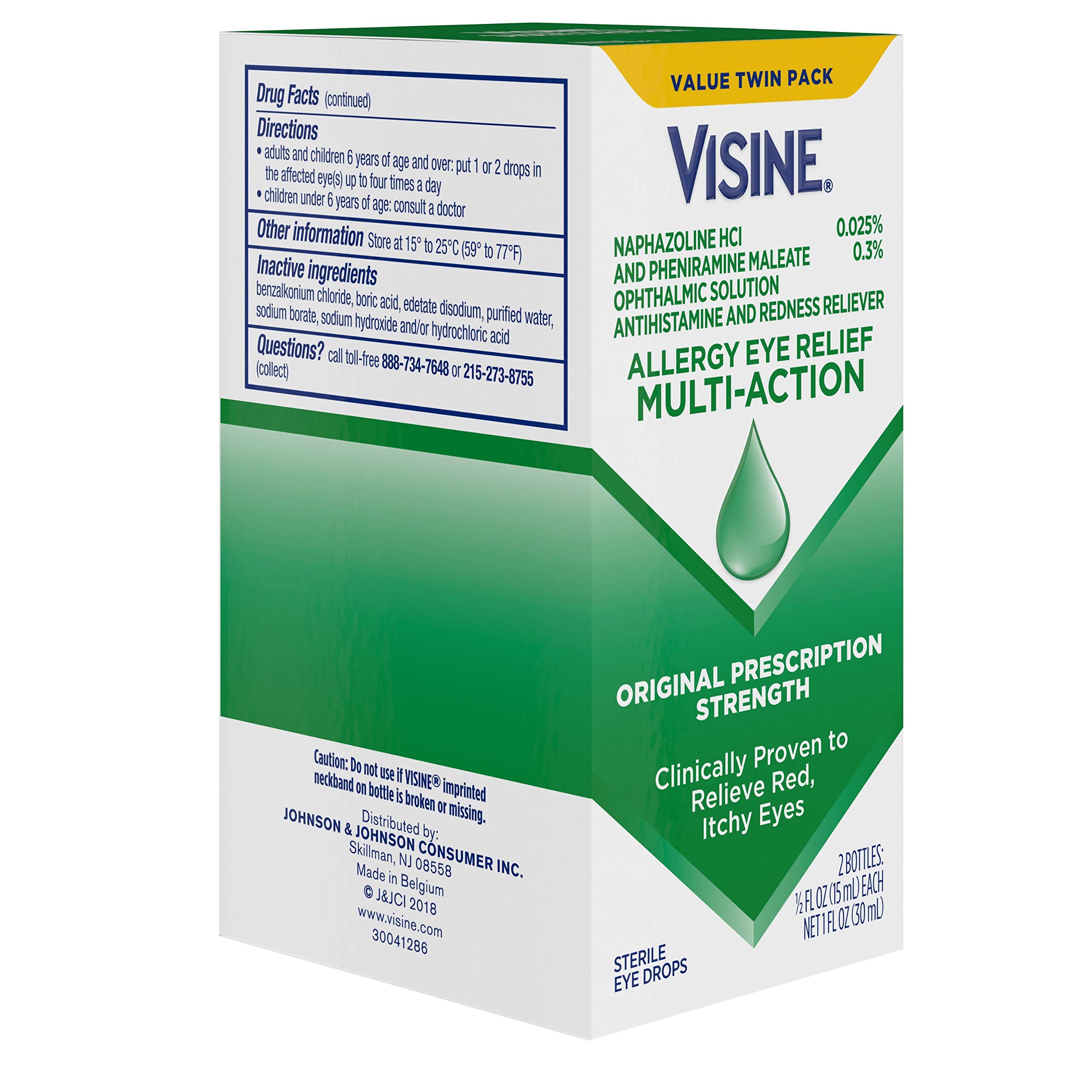 Visine Allergy Eye Relief MultiAction Antihistamine & Redness Relief
