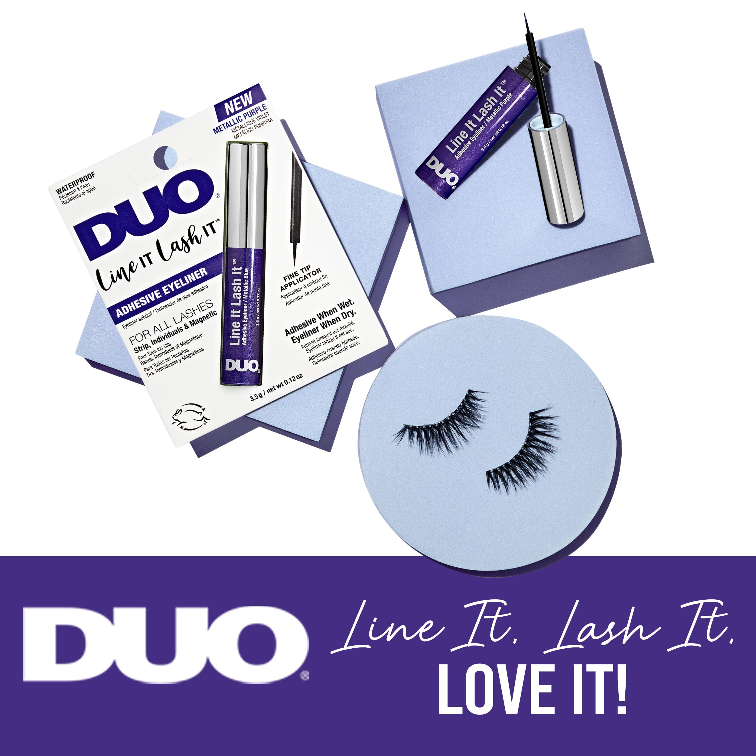 Amazon.com: DUO Line It Lash It Adhesive Eyeliner – Metallic