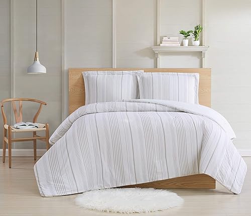 Cottage Classics Juego de edredón otoñal, individual XL, cálido hogar