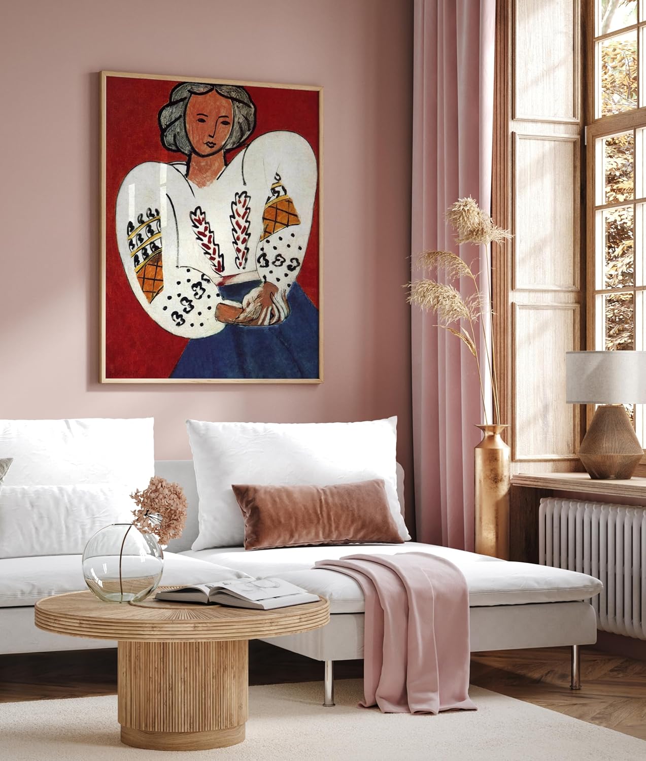 Poster Master Vintage Henri Matisse Poster - Retro La Blouse Roumaine Art - Expressionism Artwork - Portrait Print - Fauvism Piece - Classic Painting - Aesthetic Office Wall Decor - 16x20 UNFRAMED